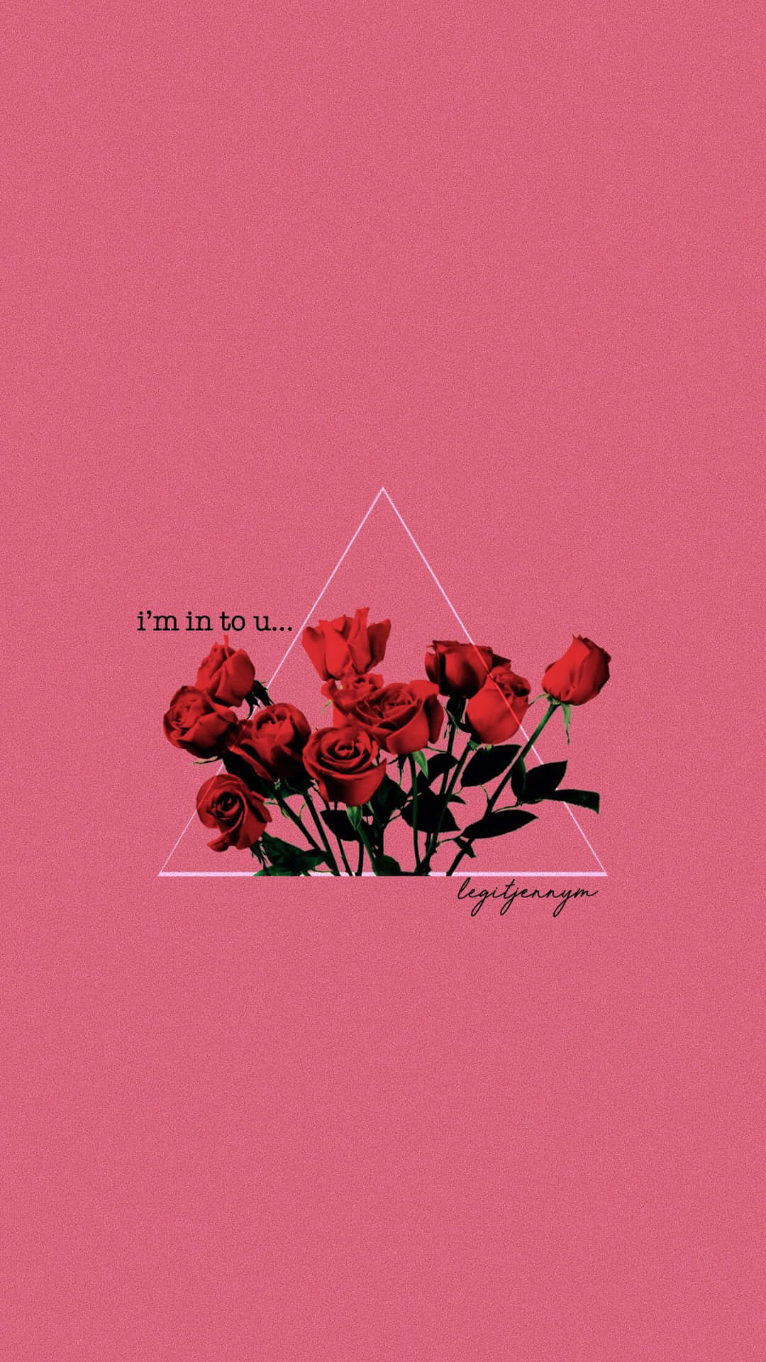 Red Aesthetic Tumblr I'm In To You Roses