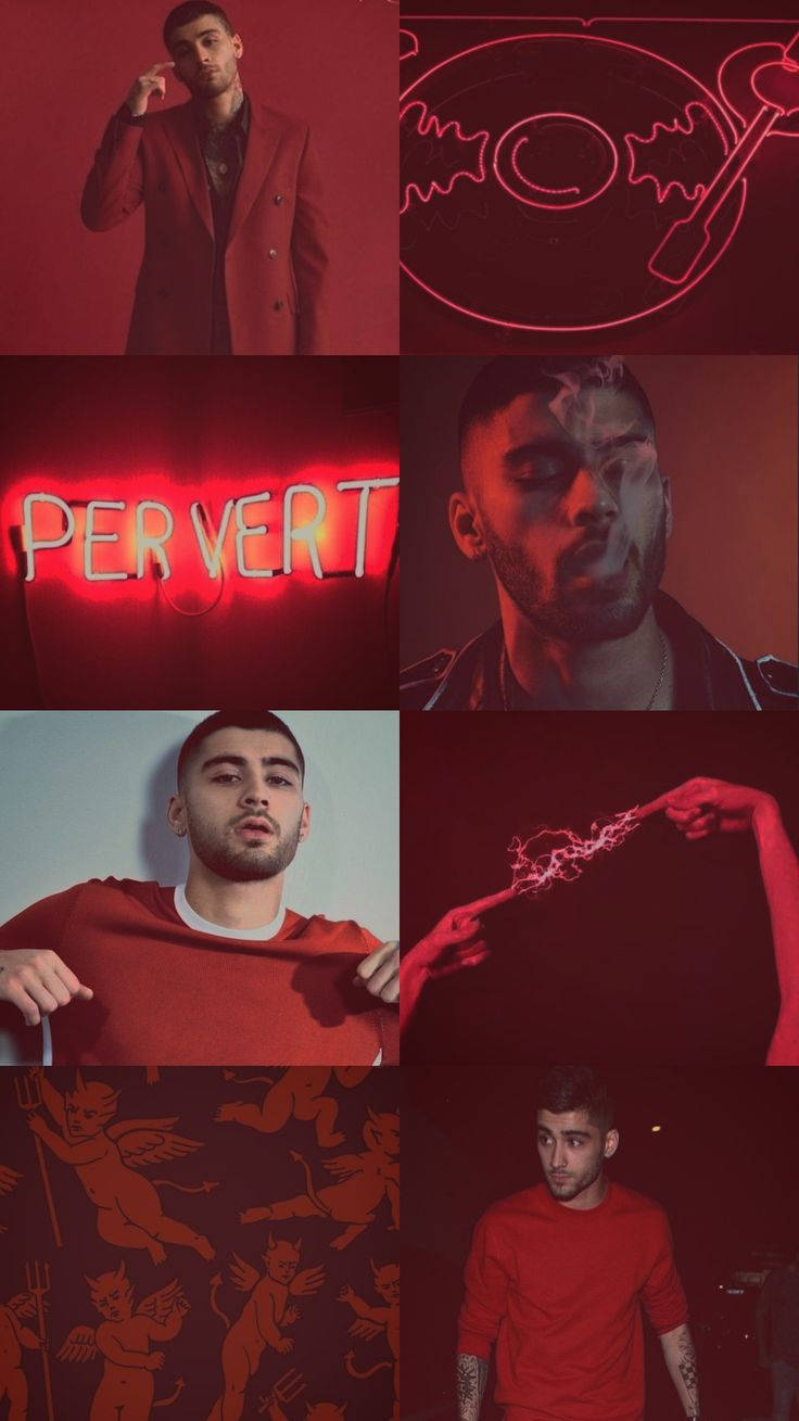 Red Aesthetic Zayn Iphone