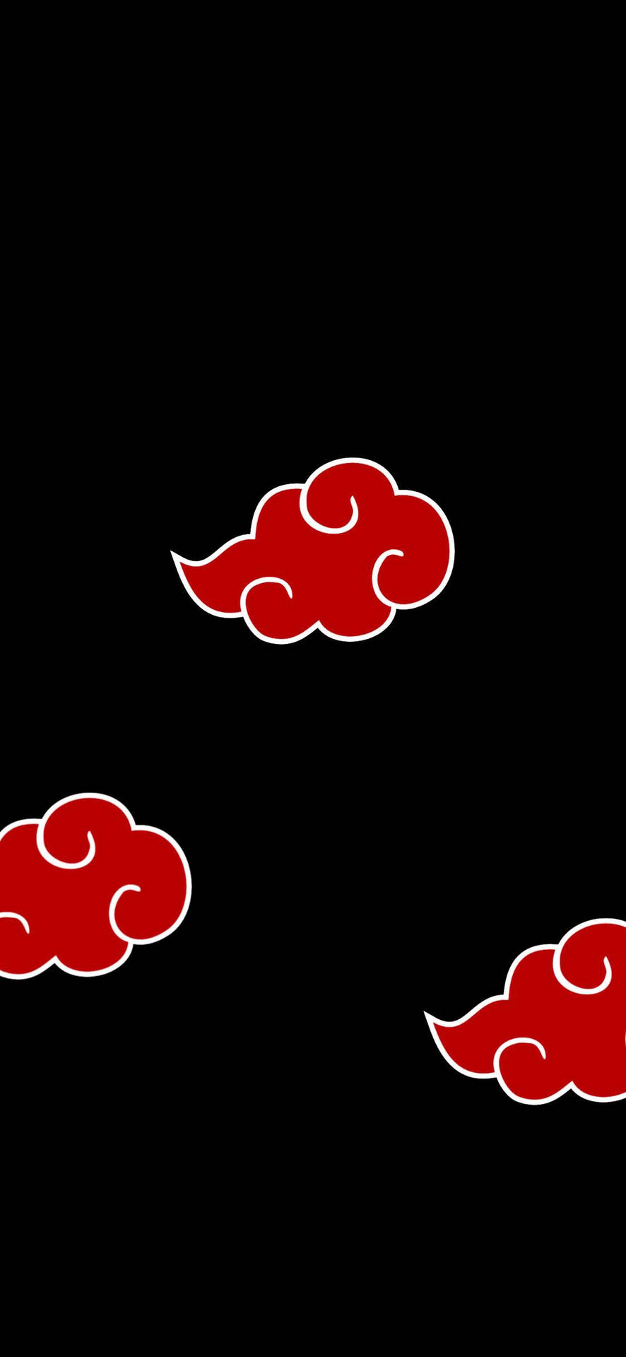Red Akatsuki Cloud Iphone Background