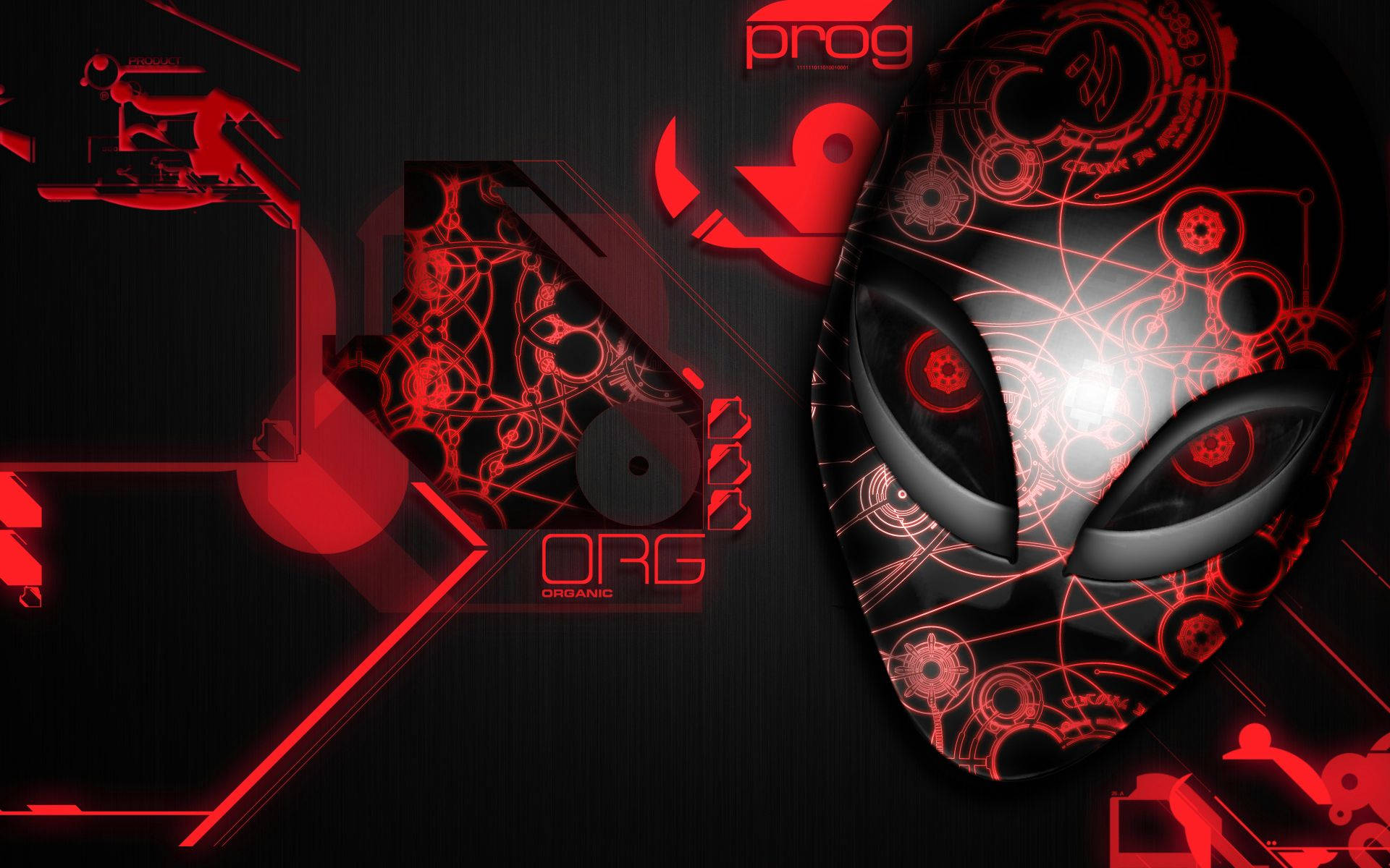 Red Alienware Art Ultra Hd Background