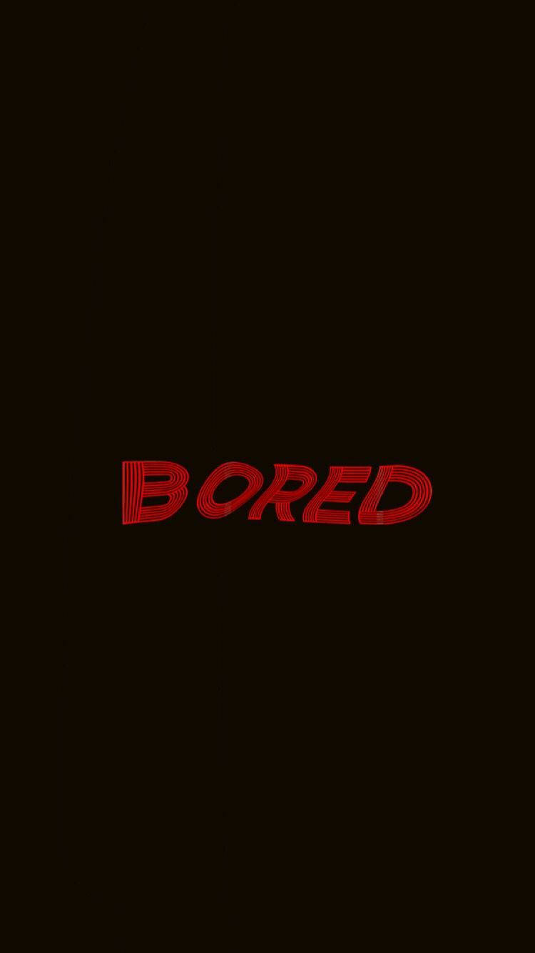 Red And Black Aesthetic Bored Background