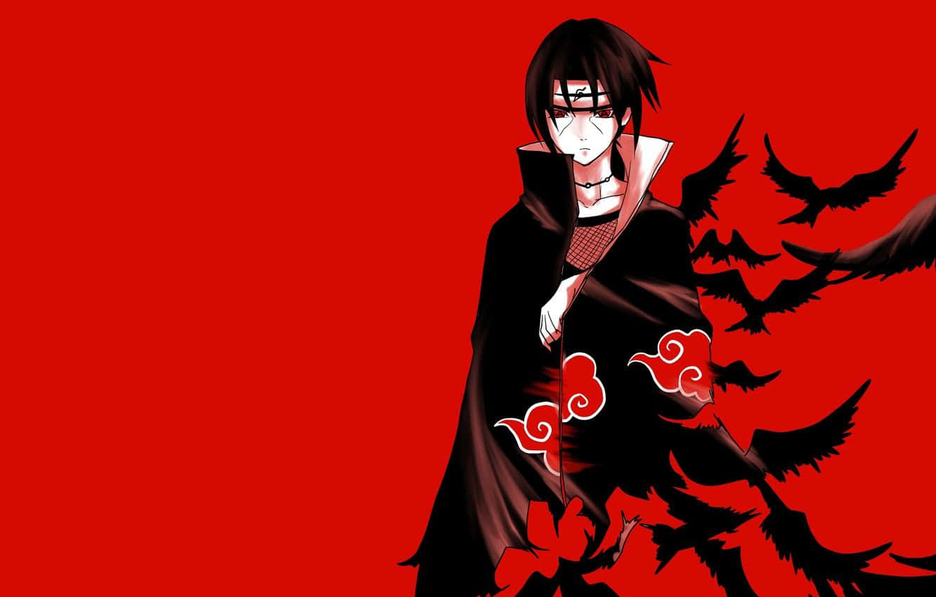 Red And Black Anime Itachi Uchiha