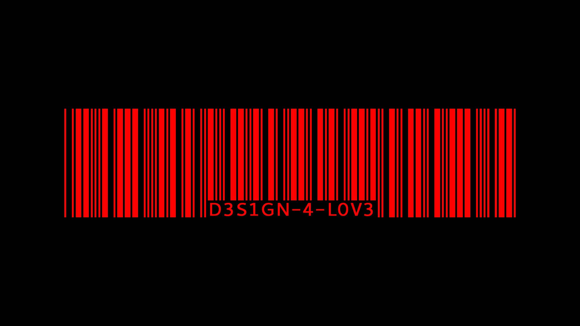 Red And Black Bar Code Background
