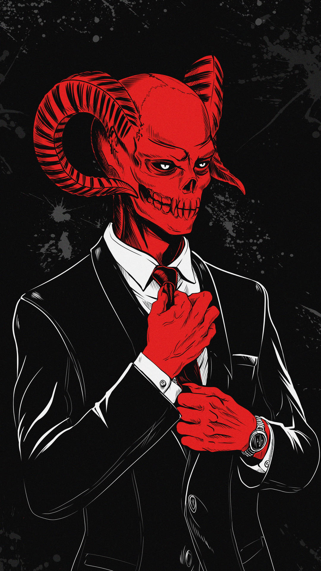 Red And Black Devil Hd