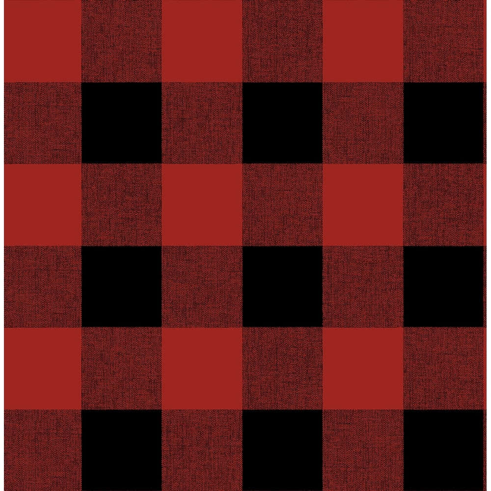 Red And Black Plaid Background