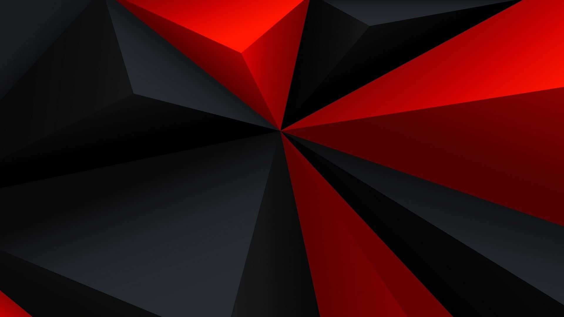 Red And Black Polygon Pc Background