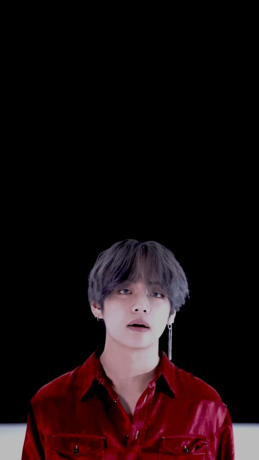 Red And Black V Bts Phone Background