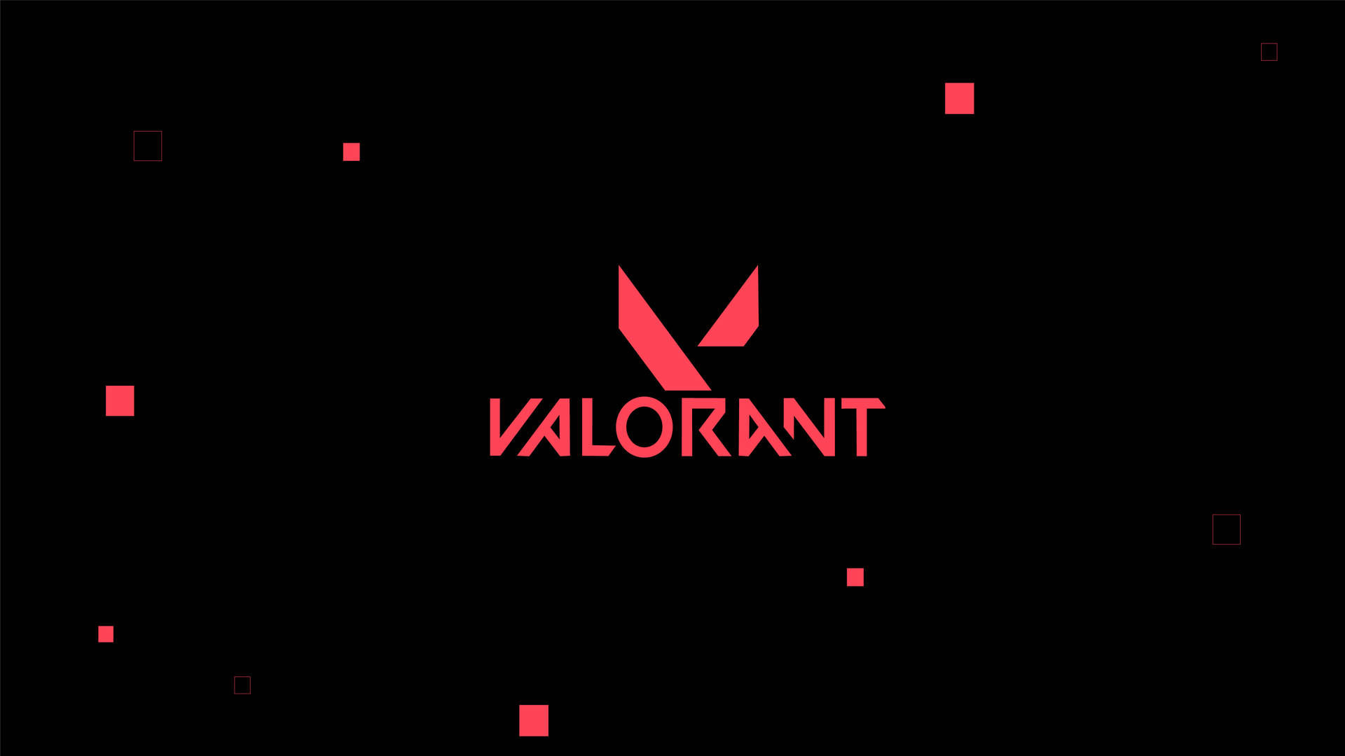 Red And Black Valorant Logo Background