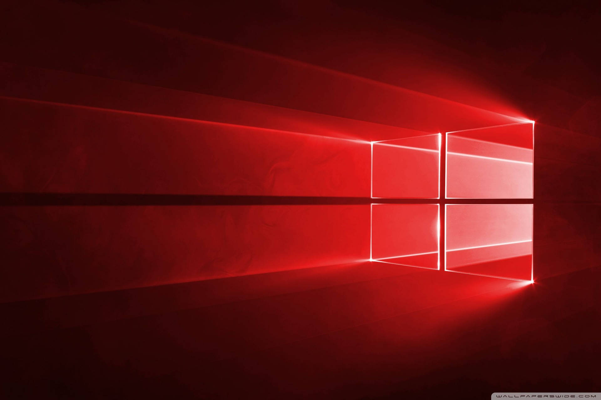 Red And Black Windows Logo Background