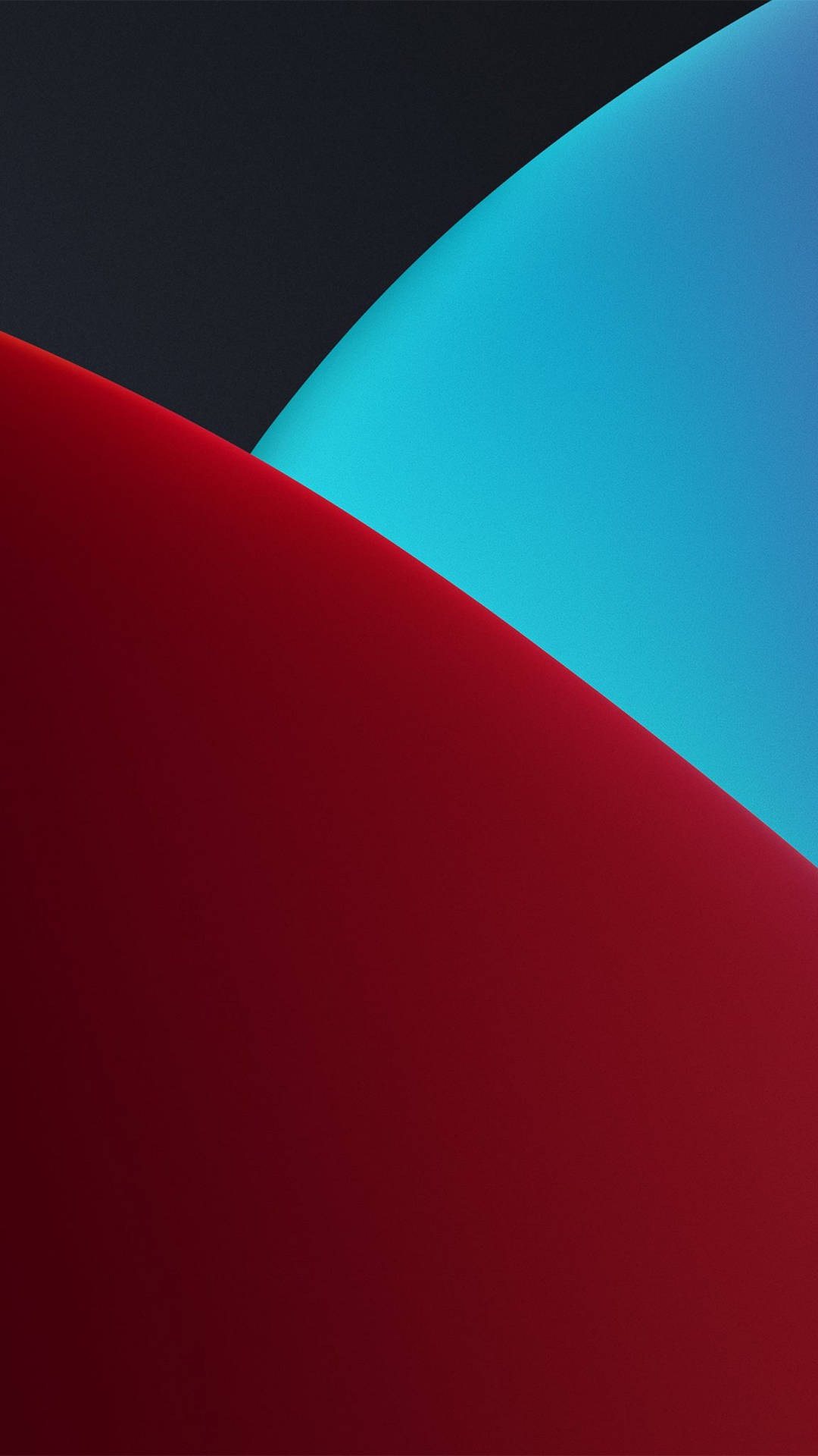 Red And Blue Curves Background