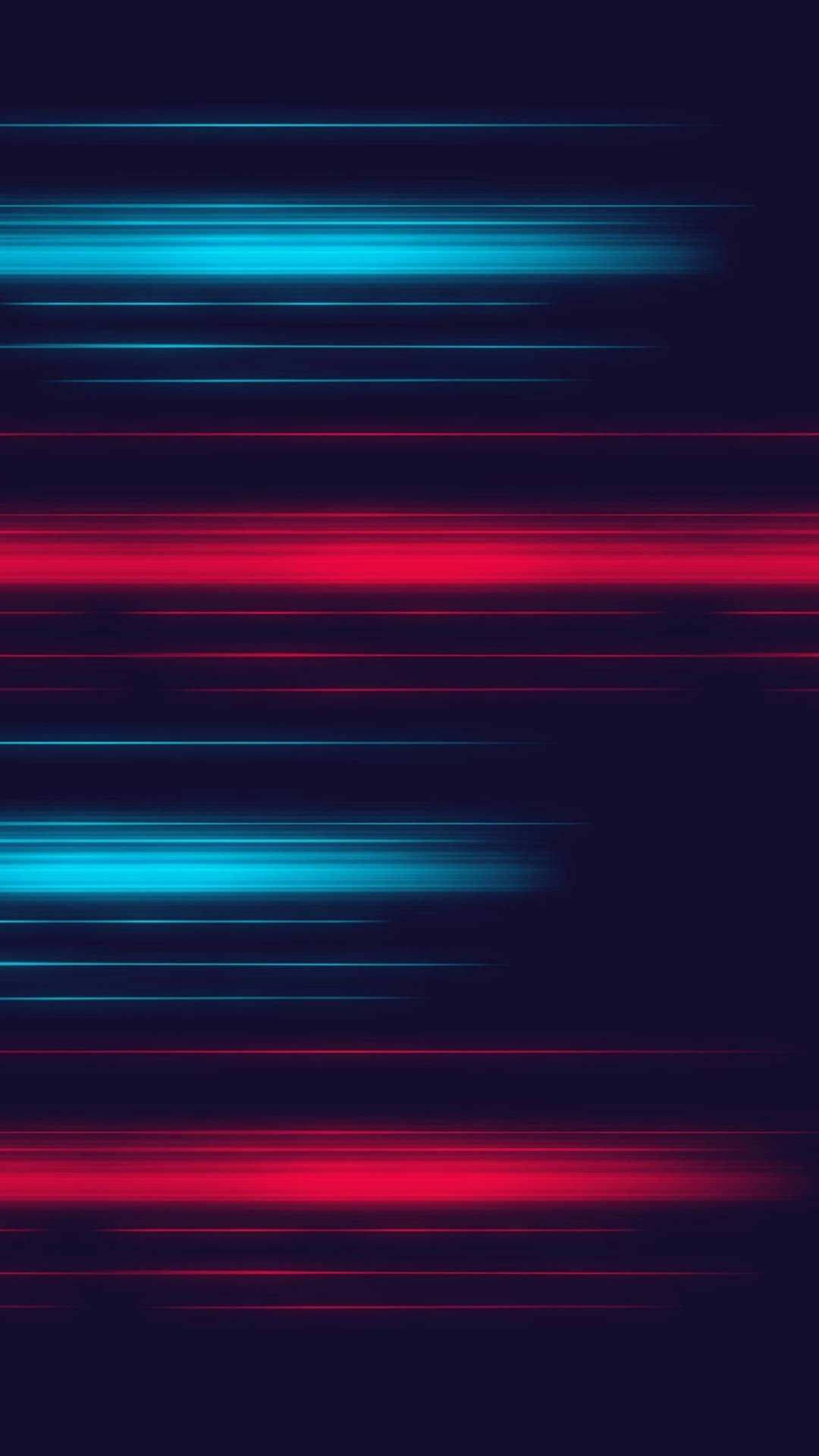 Red And Blue Glitch Background