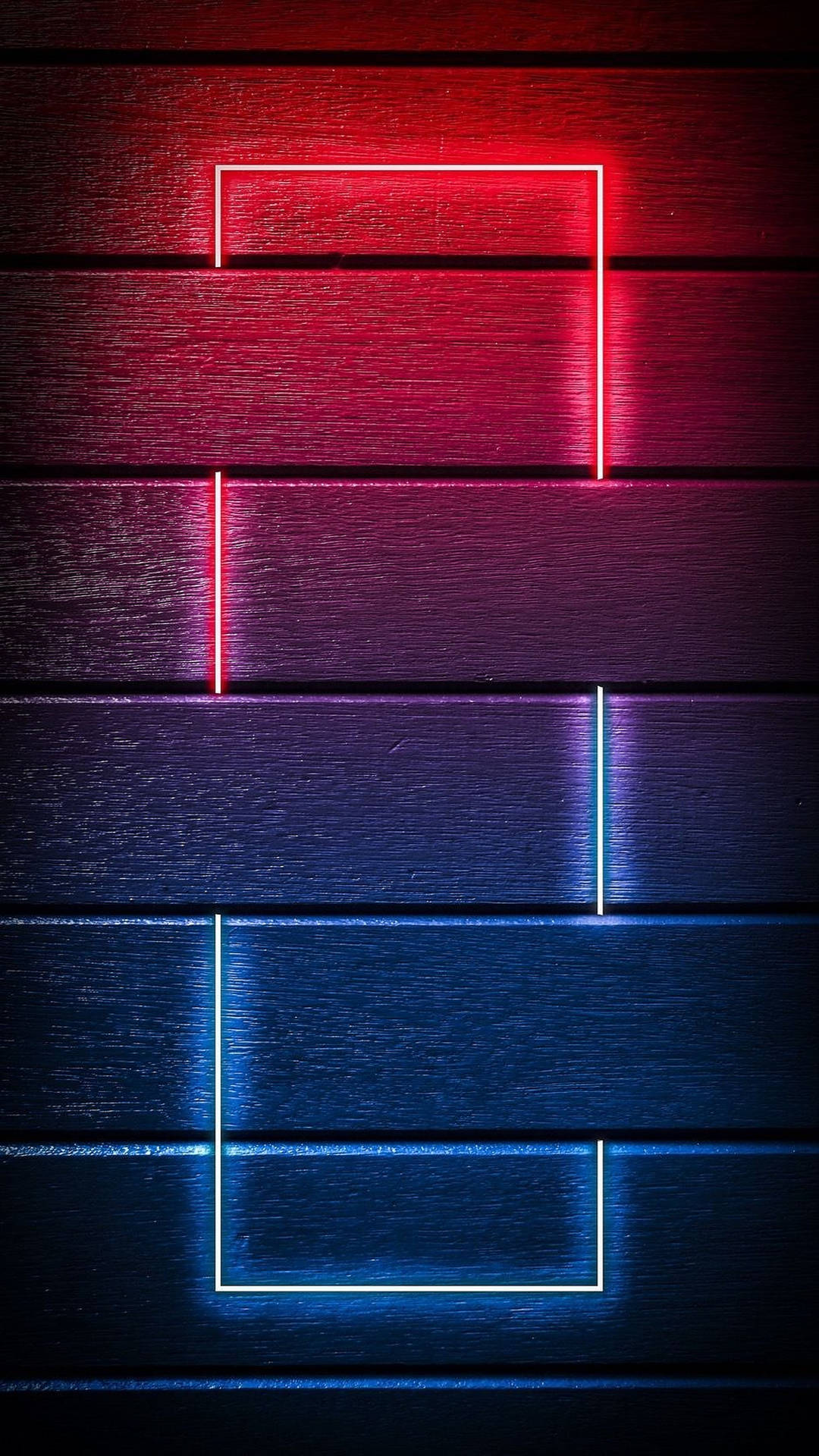Red And Blue Neon Led Light Background