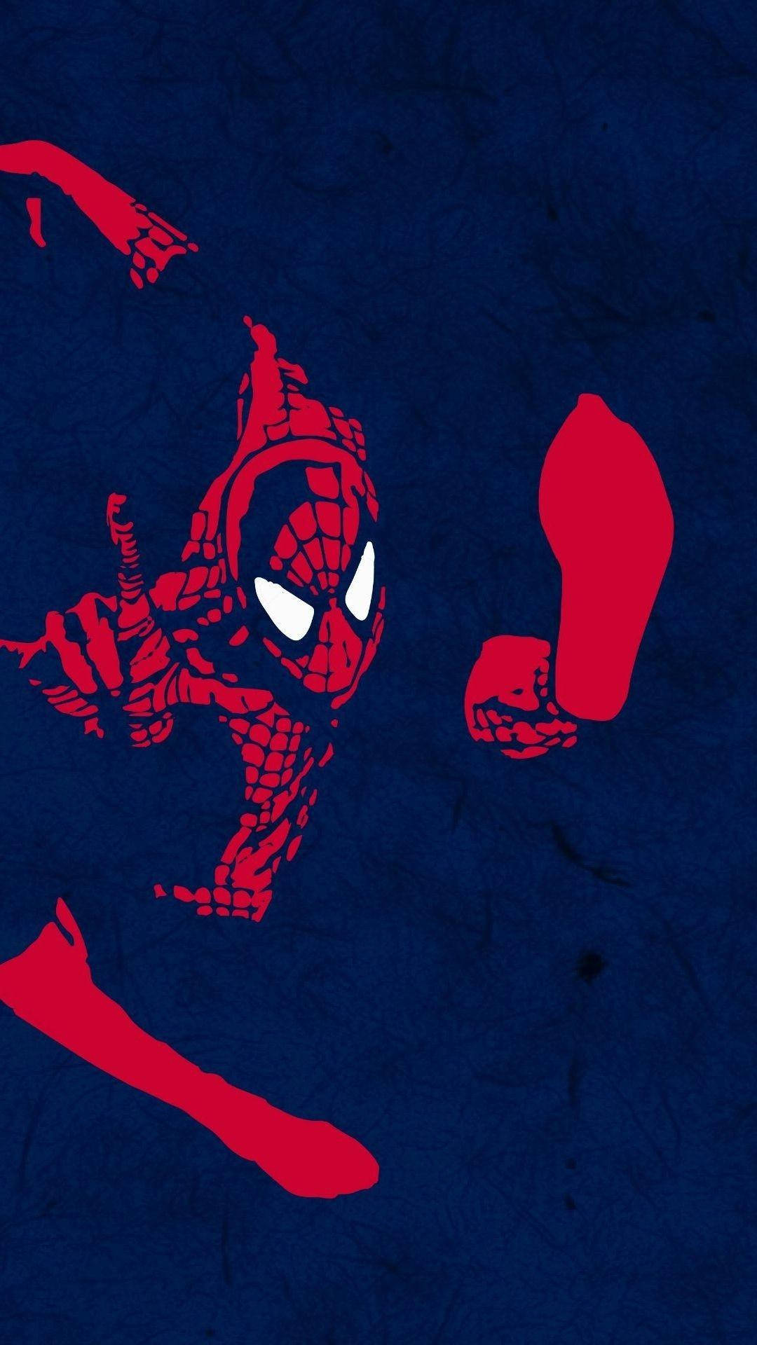 Red And Blue Spider Man Iphone