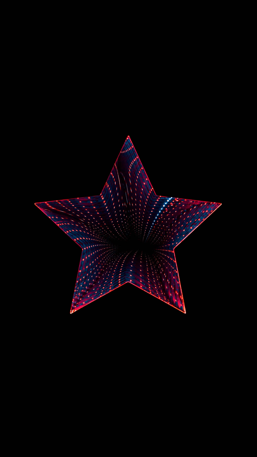 Red And Blue Star Background