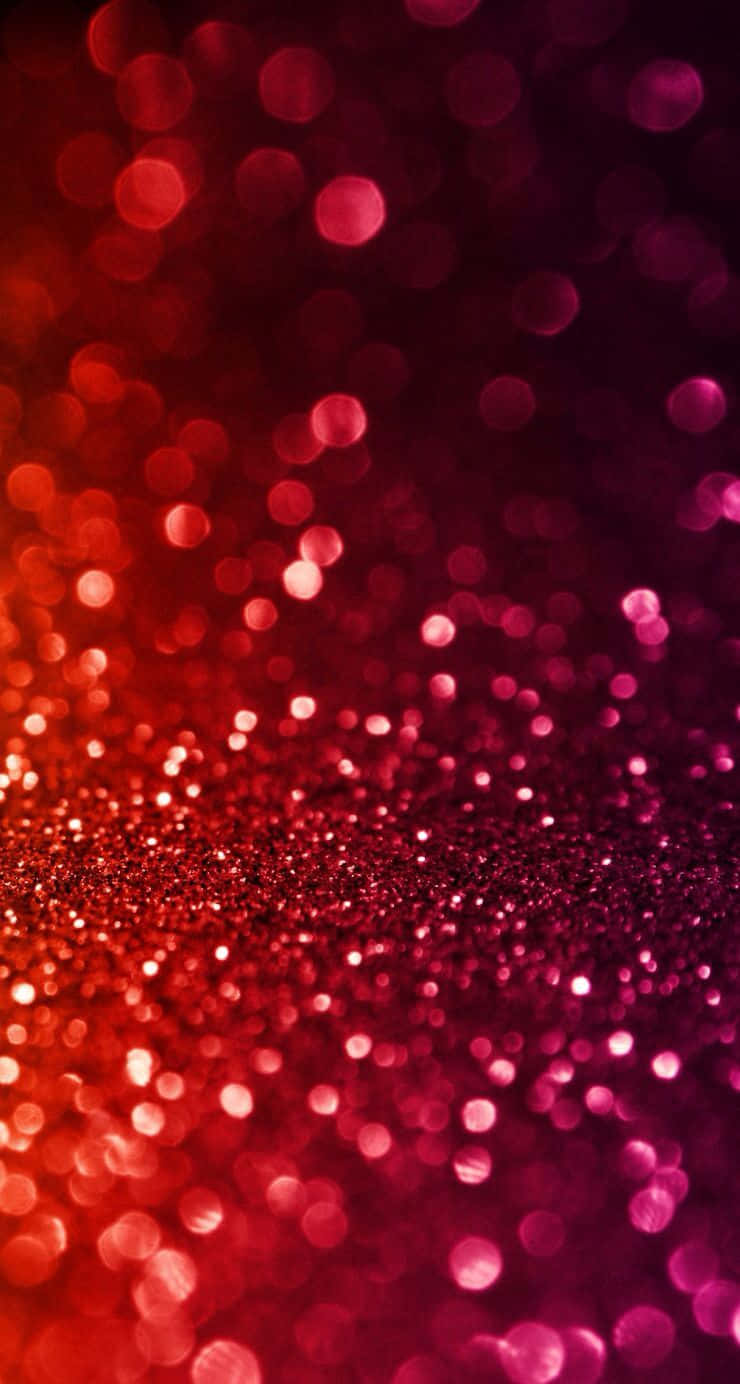 Red And Pink Glitter Background Background