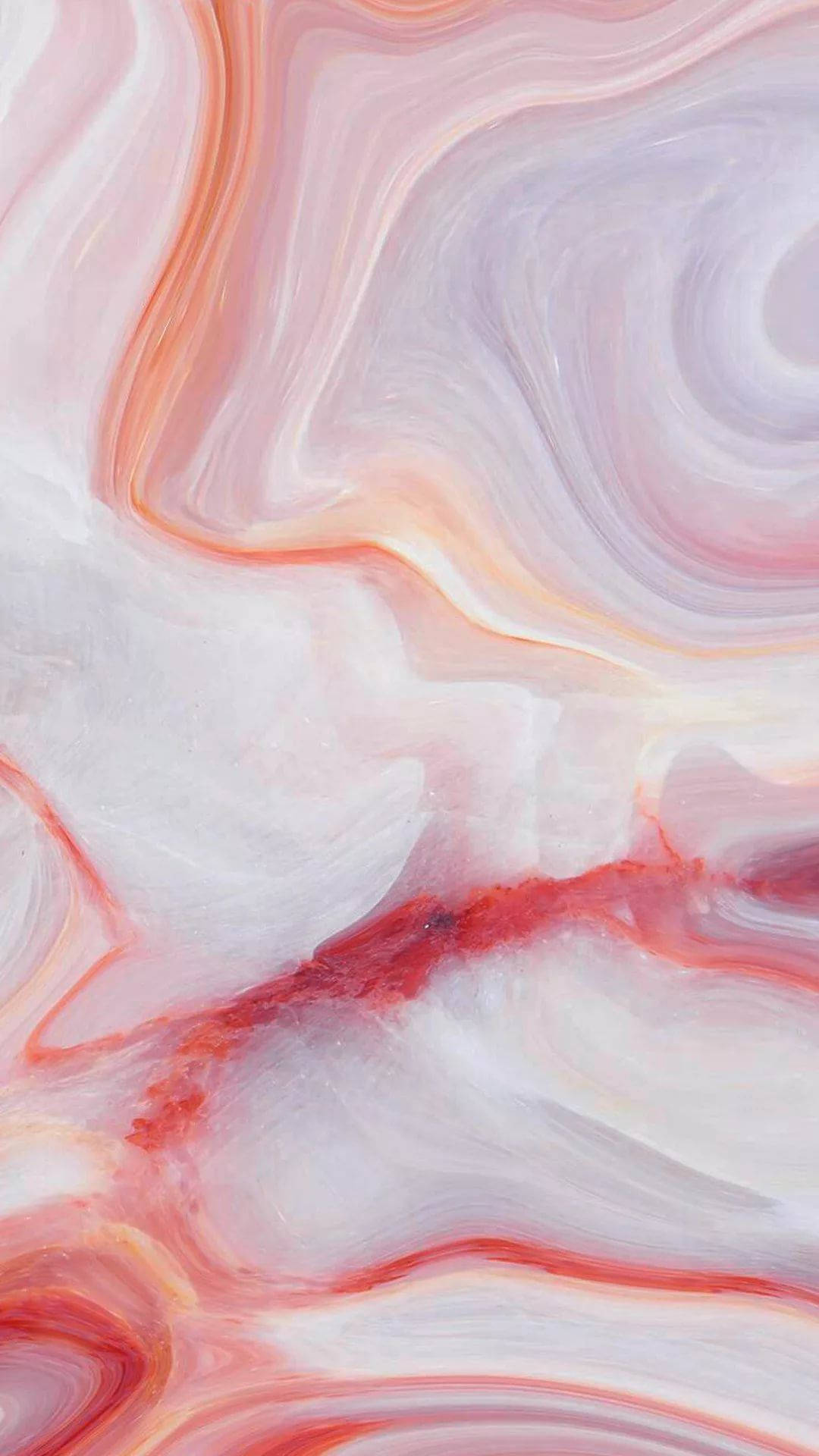 Red And Pink Marble Iphone Background