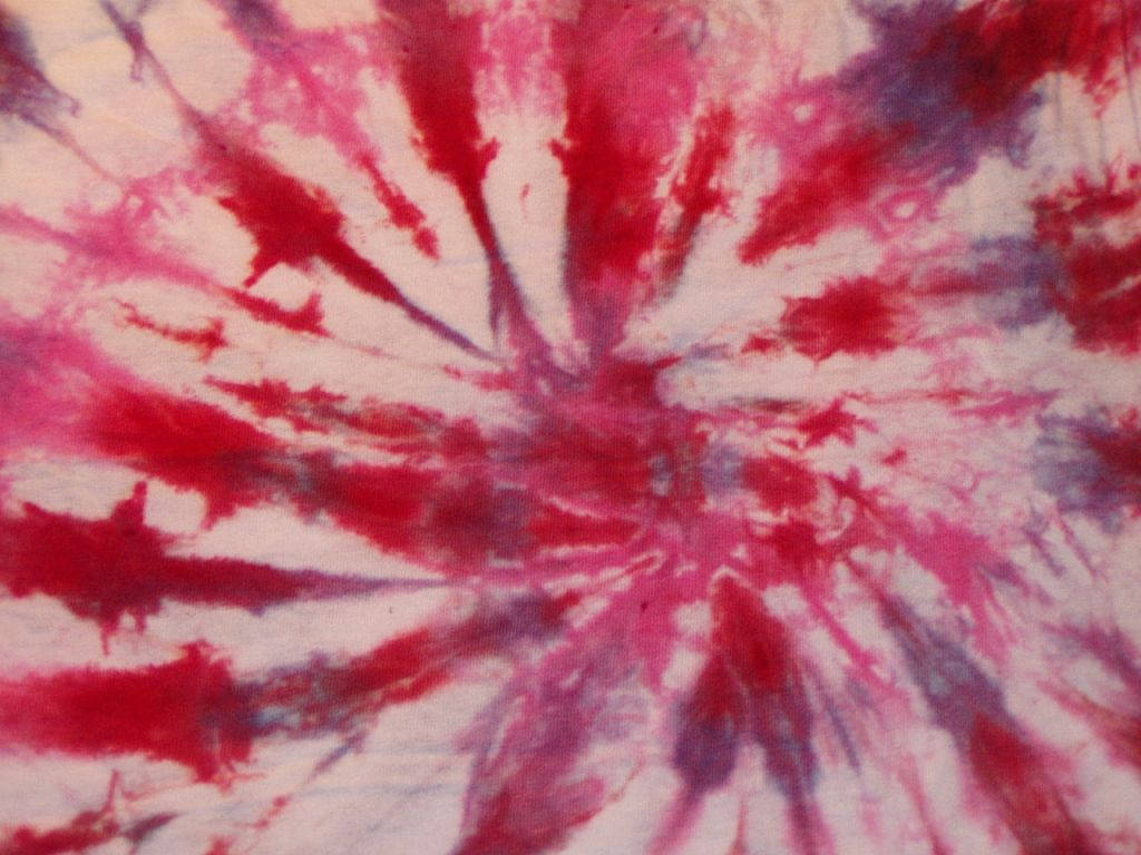 Red And Pink Tie Dye
