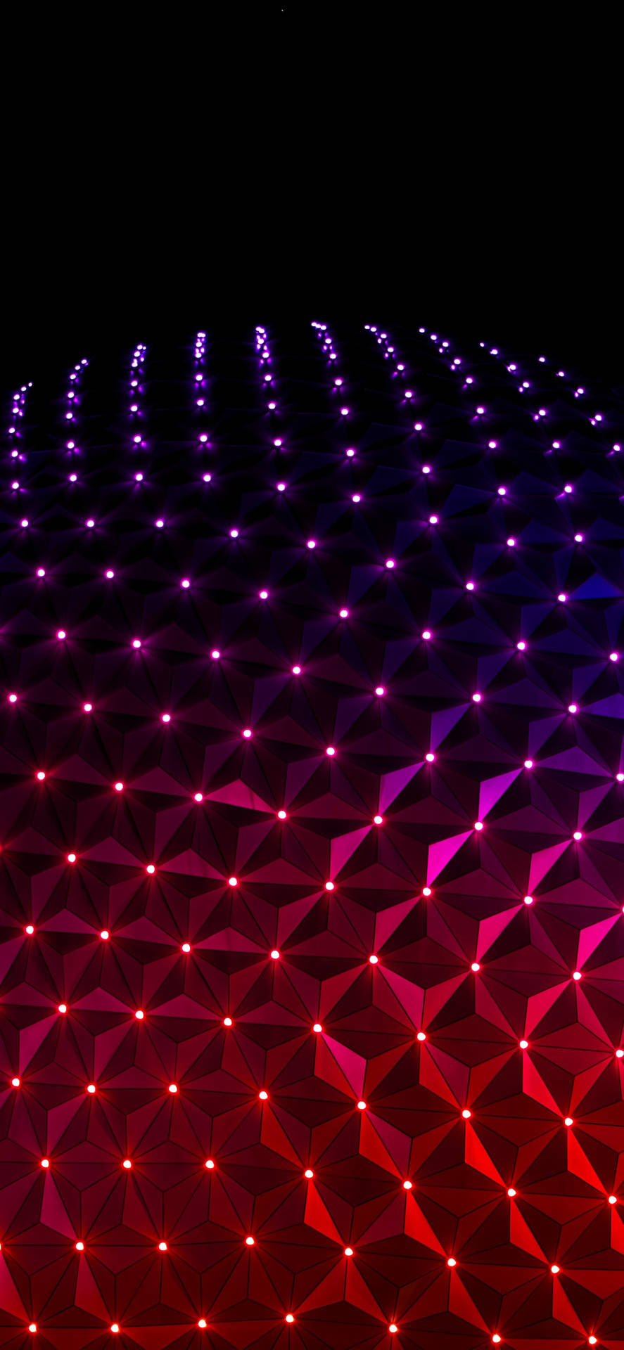 Red And Purple Epcot Globe Background