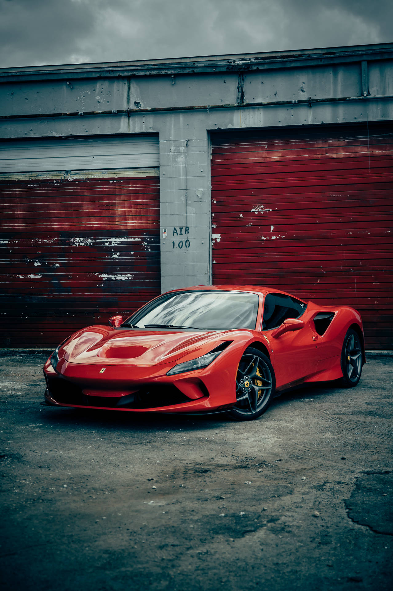 Red And Tinted Ferrari Phone