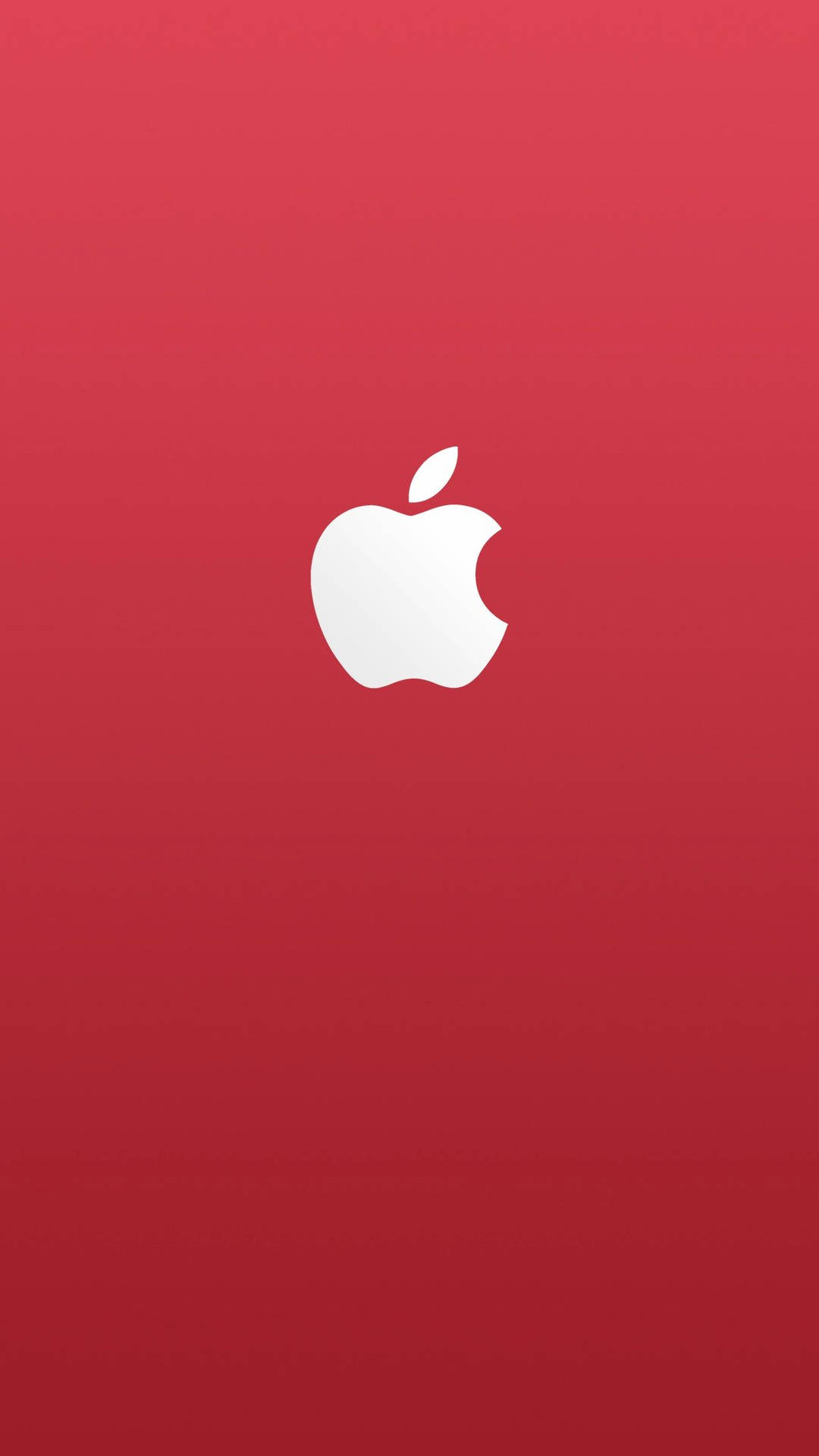 Red And White Apple Logo Iphone Background