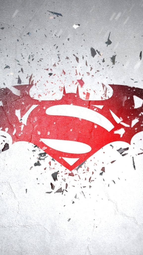 Red And White Batman V Superman Iphone Background