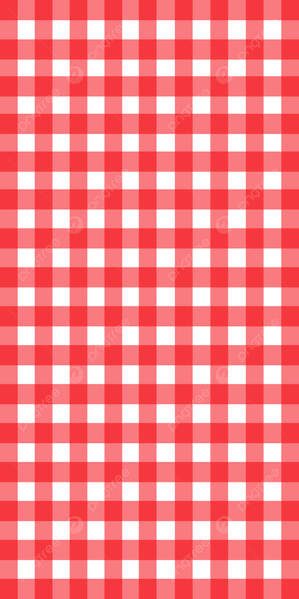 Red And White Gingham Tablecloth Background