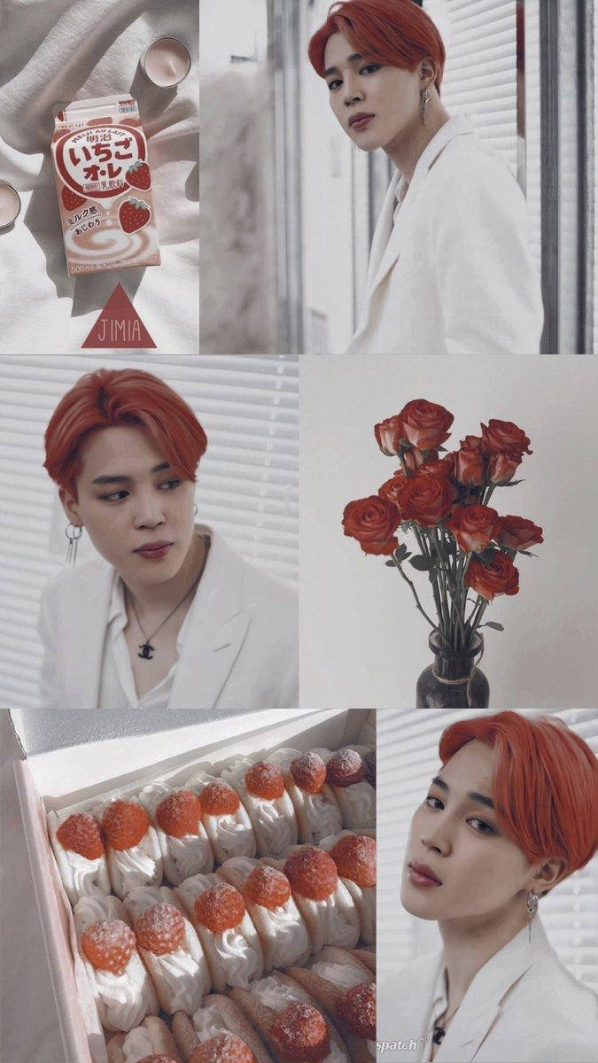 Red And White Jimin Aesthetic