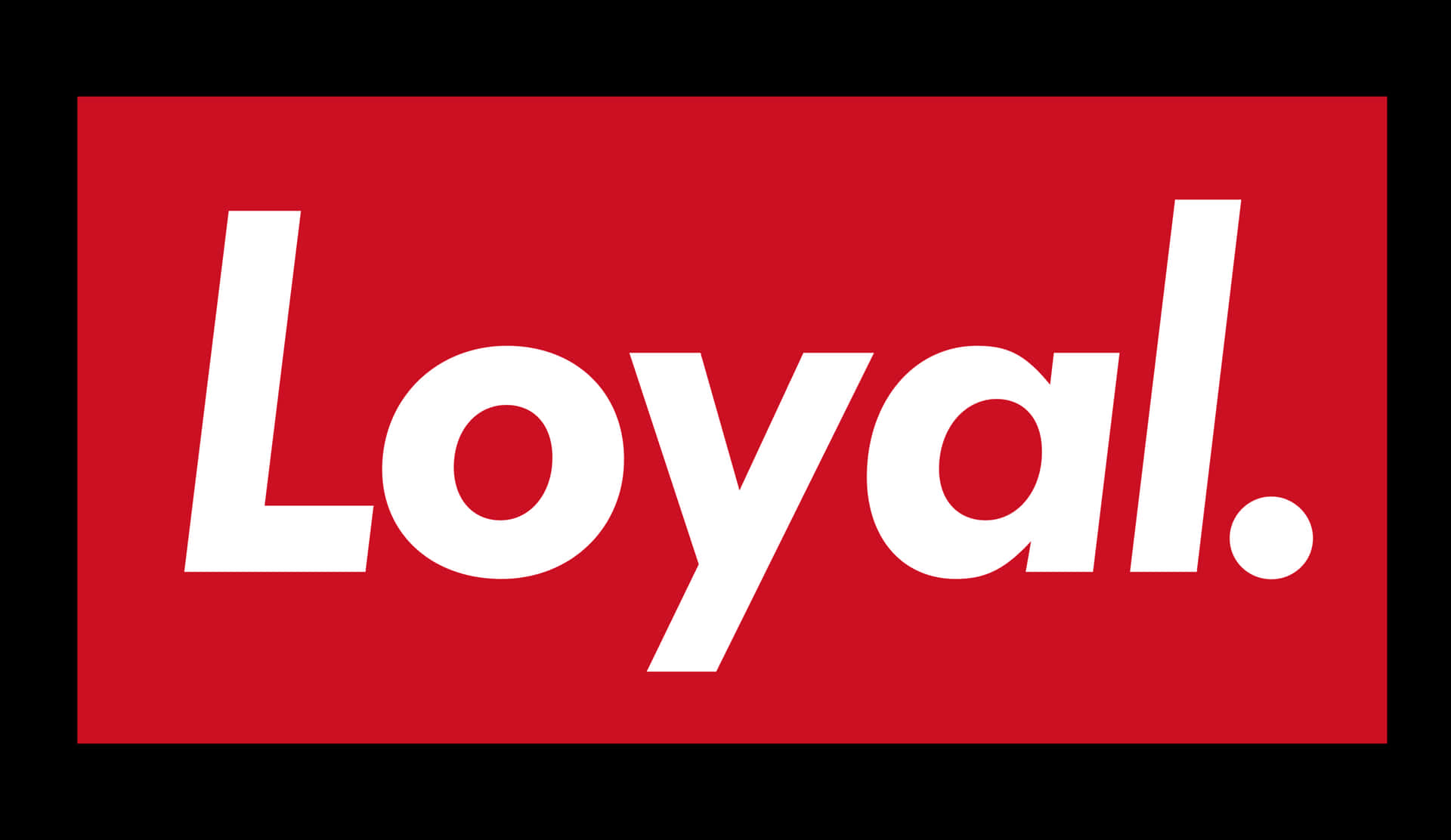 Red And White Loyal Graphics Background