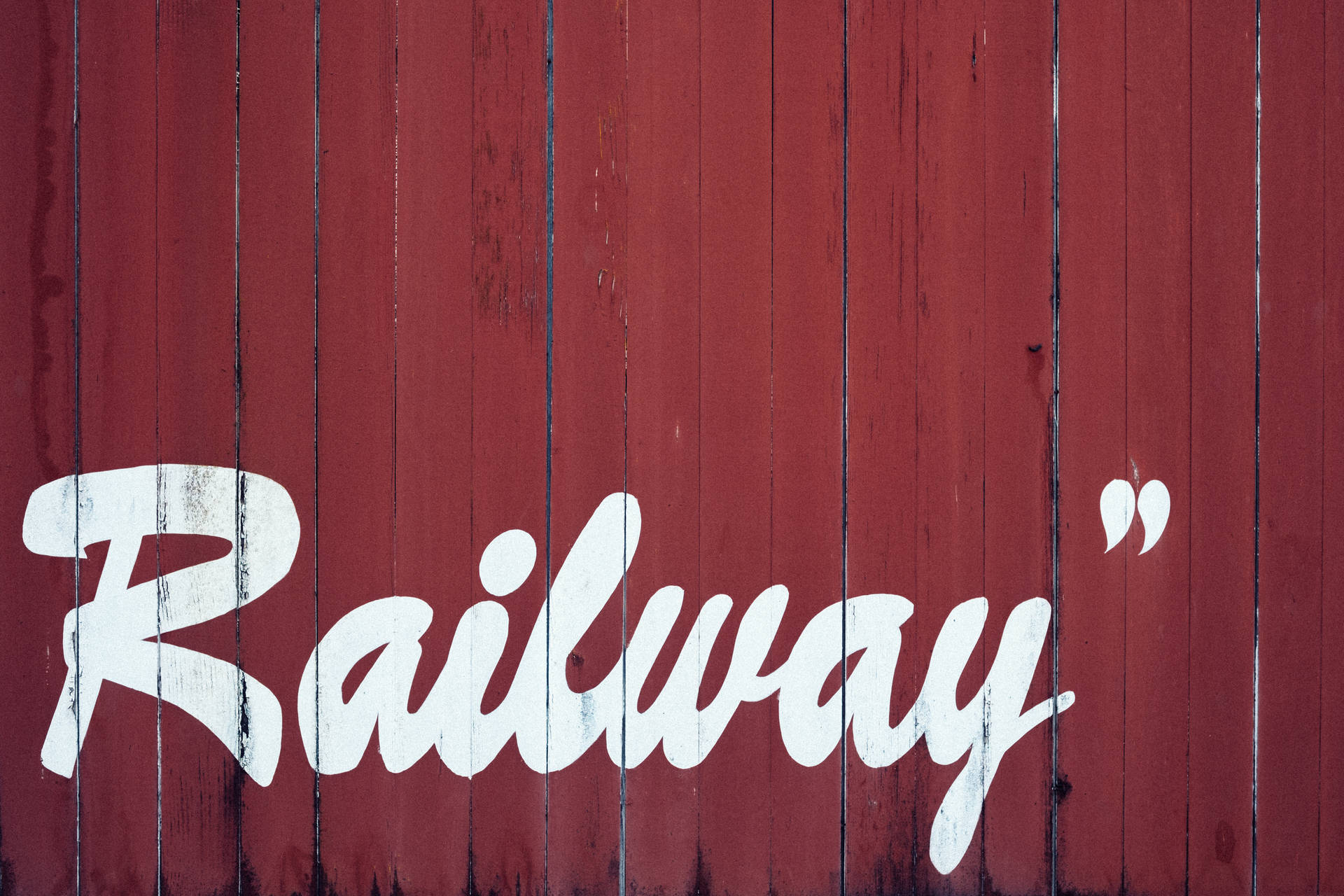 Red And White Railway Background