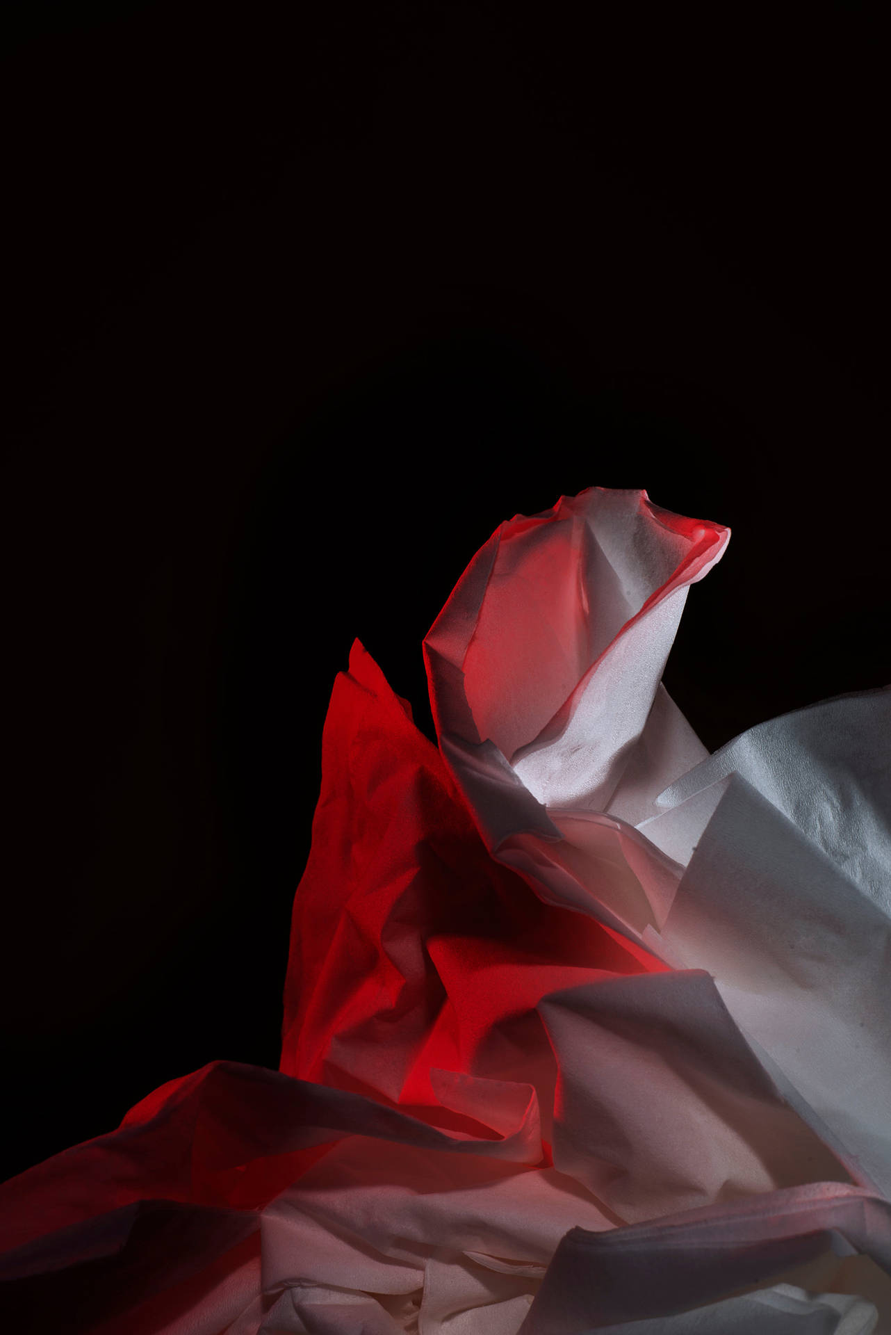 Red And White Tissue Light For Phone Background