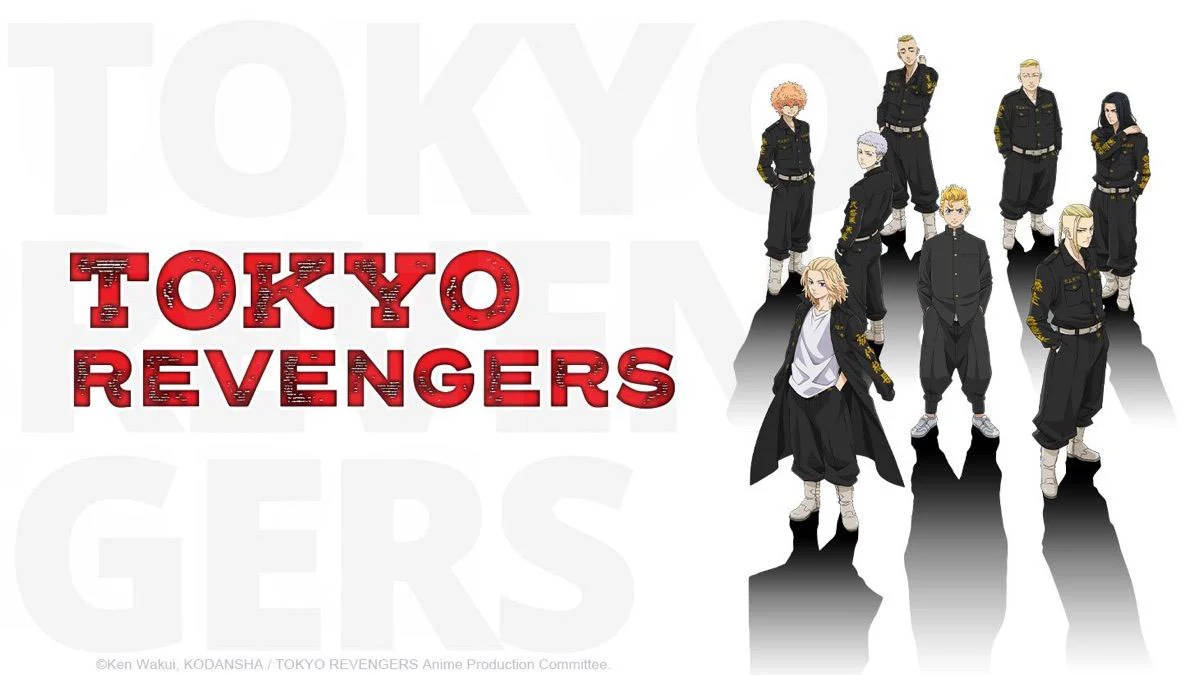 Red And White Tokyo Revengers Aesthetic Background