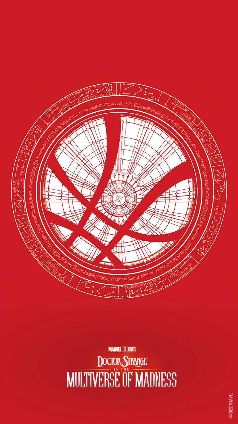 Red And White Window Doctor Strange Minimalist