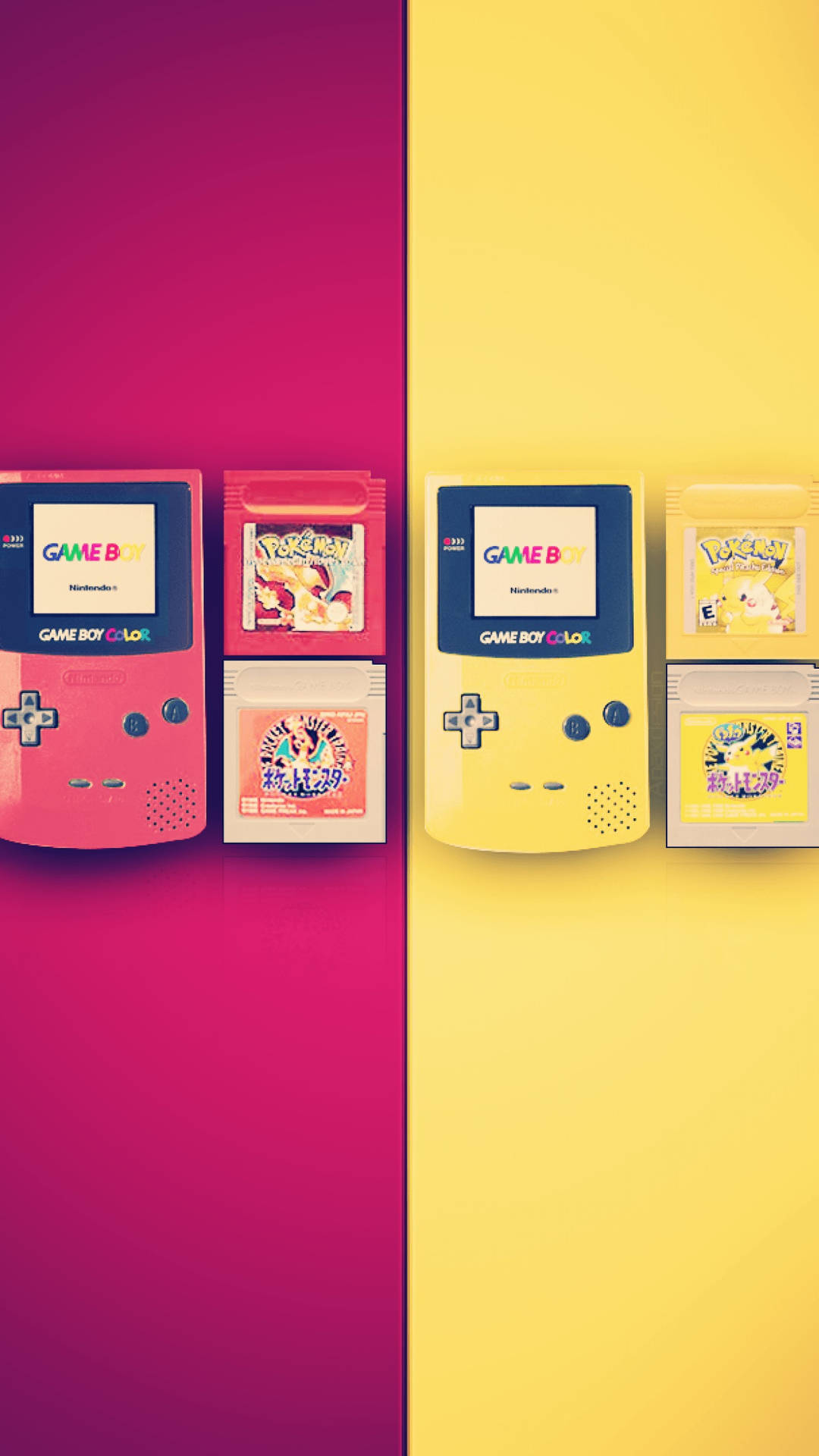 Red And Yellow Game Boy Color