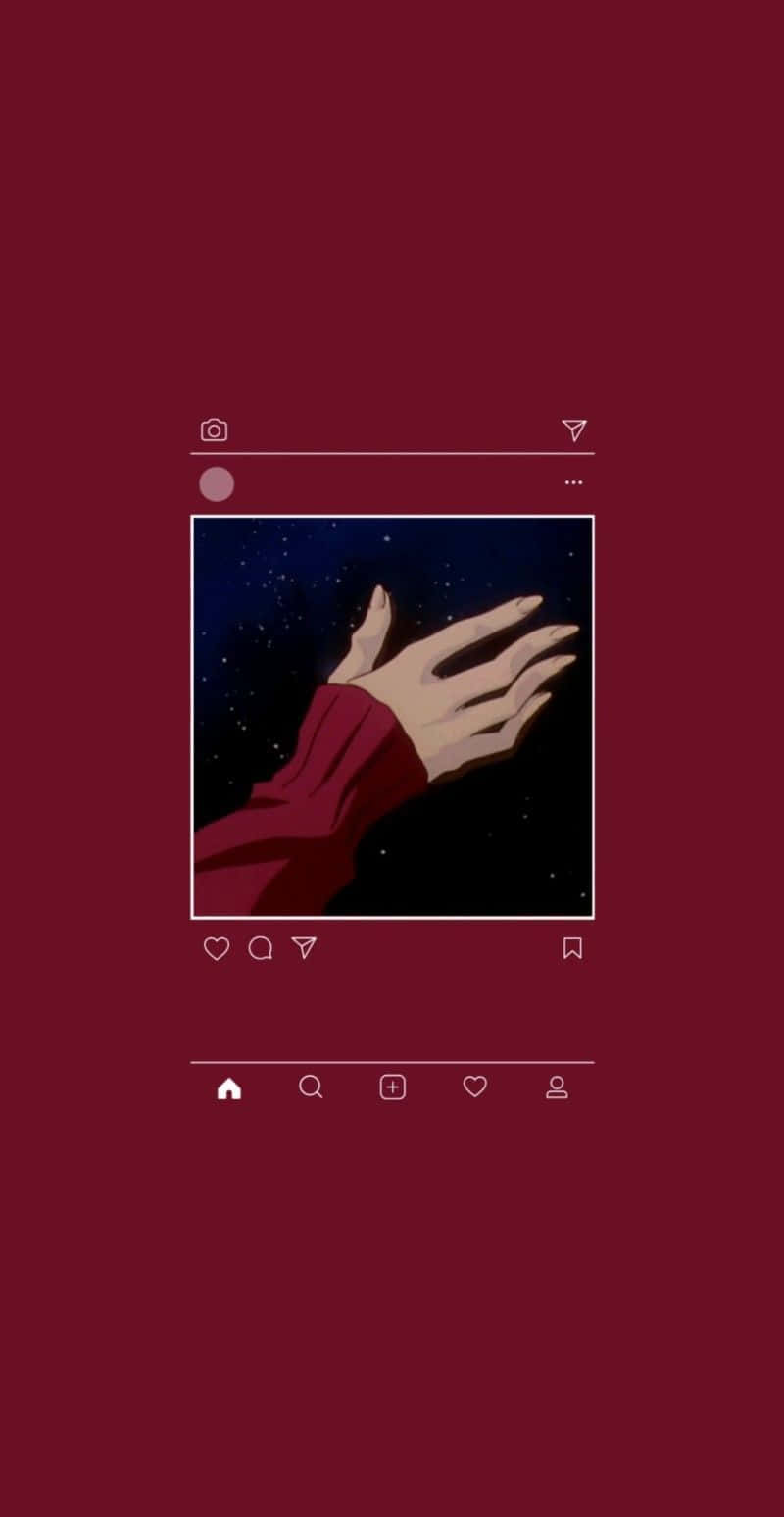 Red Anime Playlist Aesthetic Background