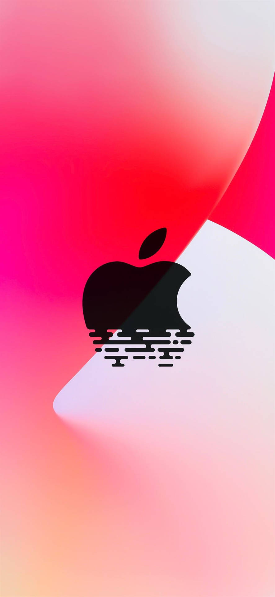 Red Apple Logo On Iphone 12