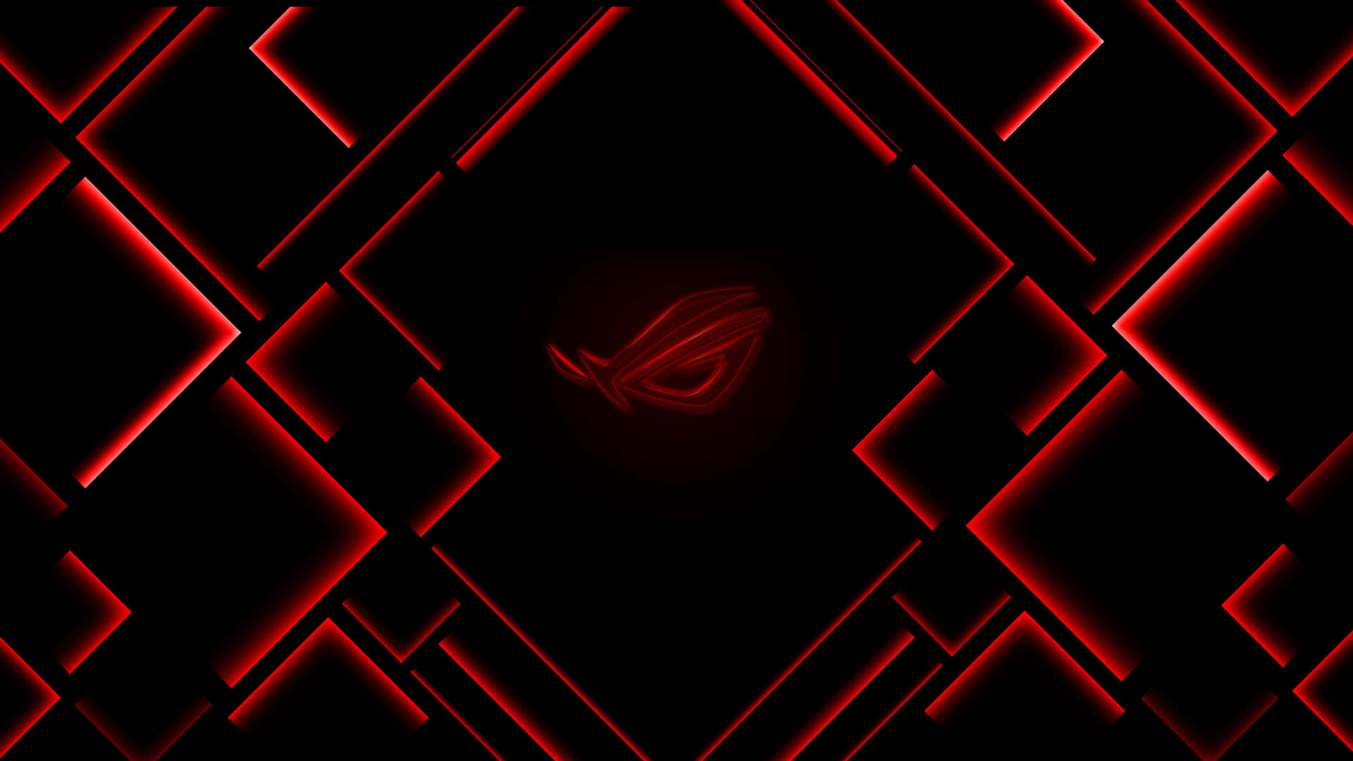 Red Asus Abstract Gaming Background