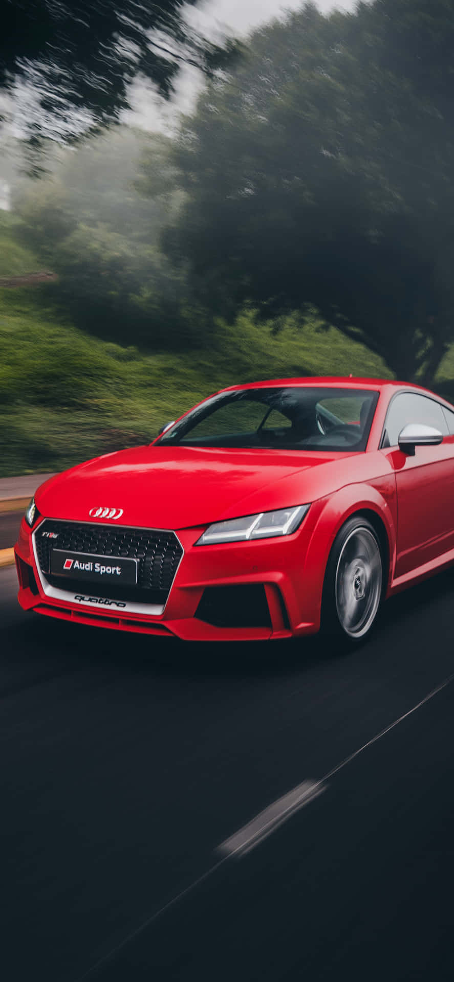 Red Audi Iphone Background