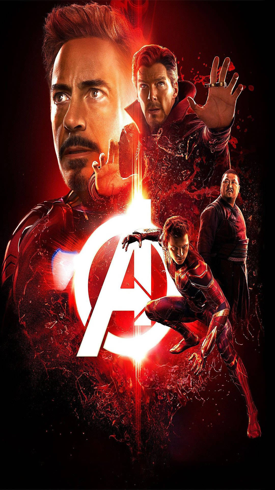 Red Avengers Iphone Background Background