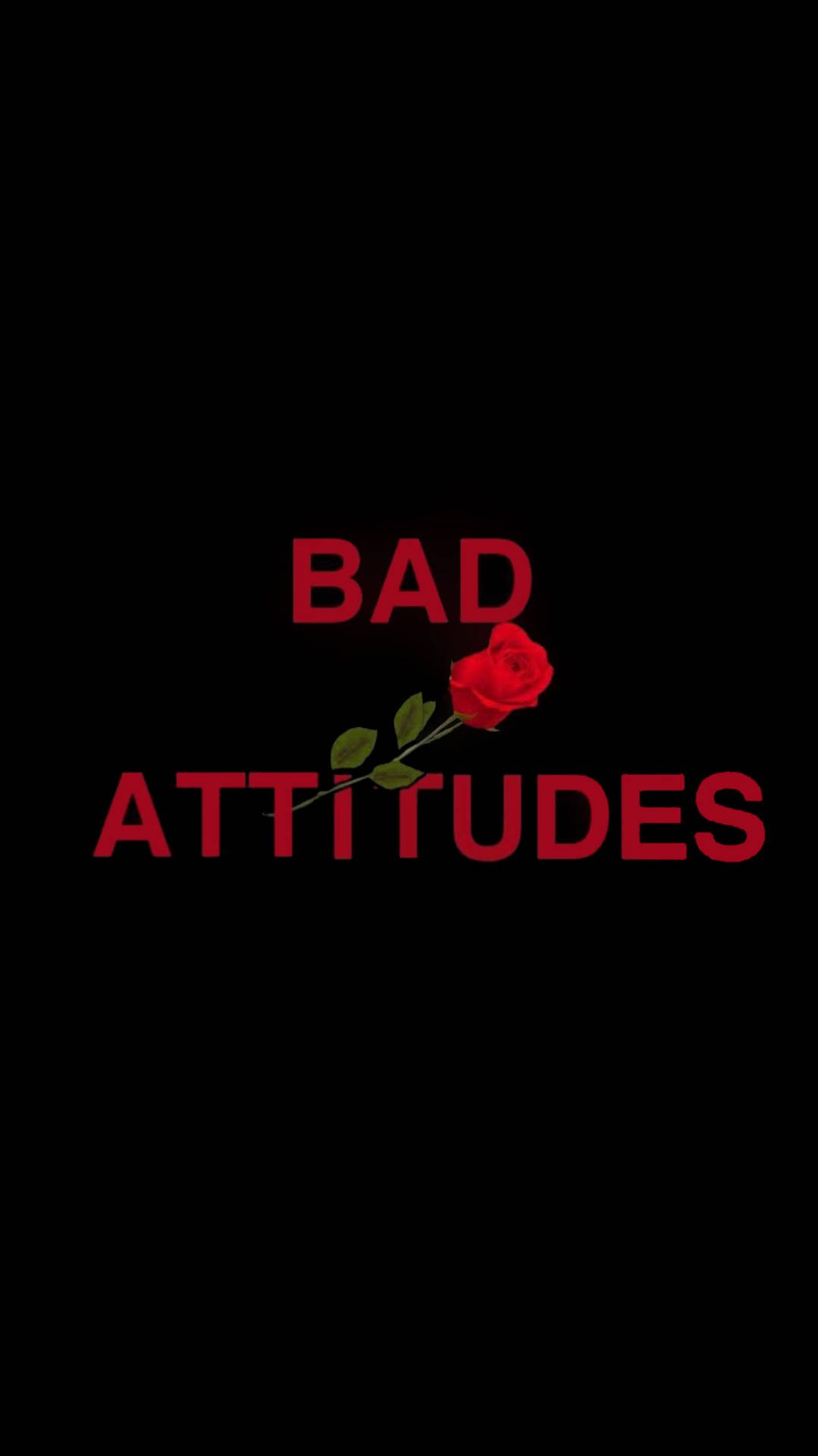 Red Baddie Bad Attitudes Background
