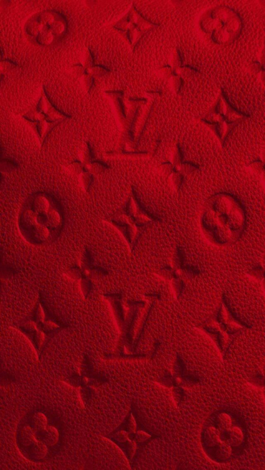 Red Baddie Louis Vuitton Background
