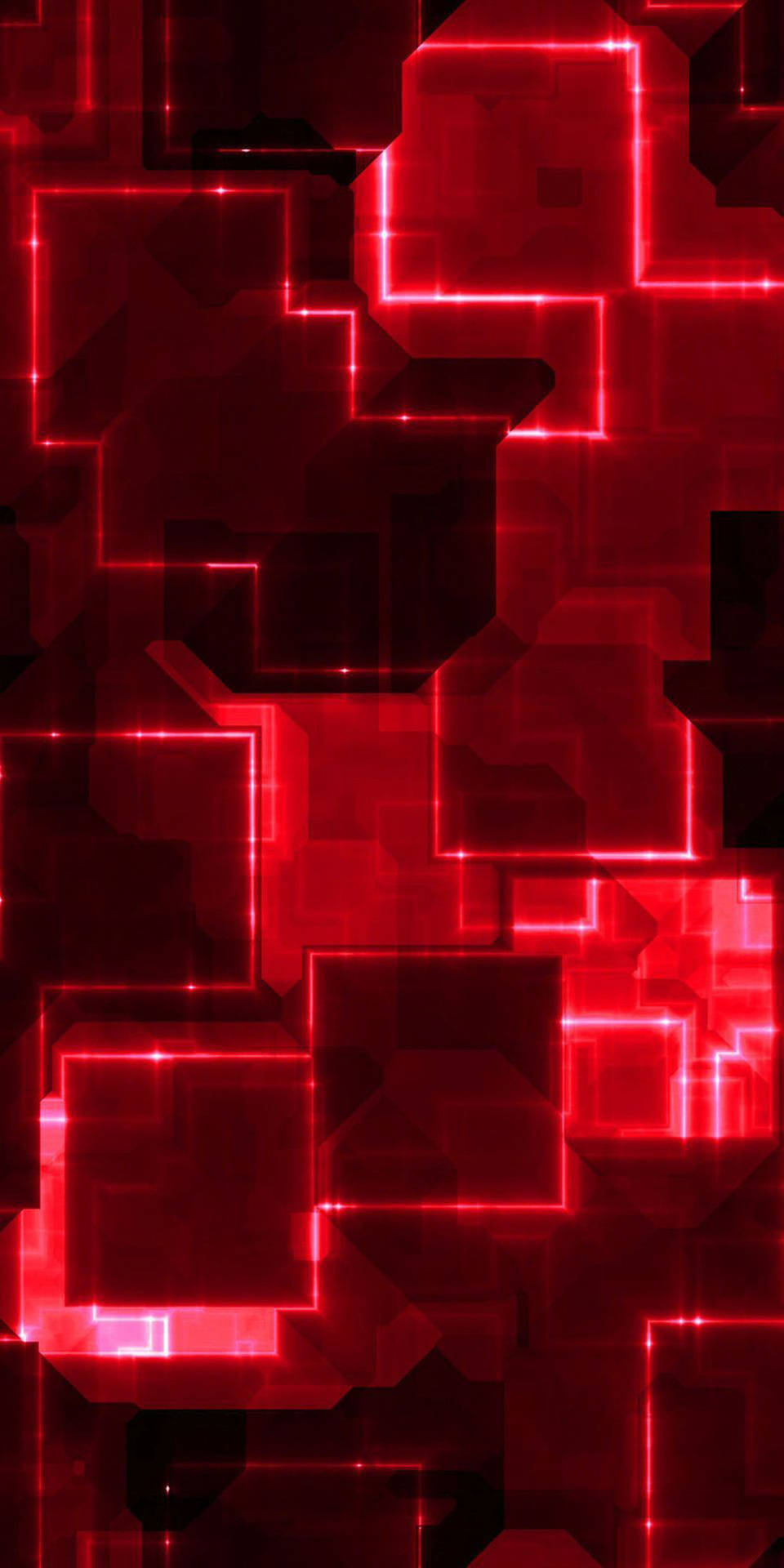 Red Baddie Squares Background
