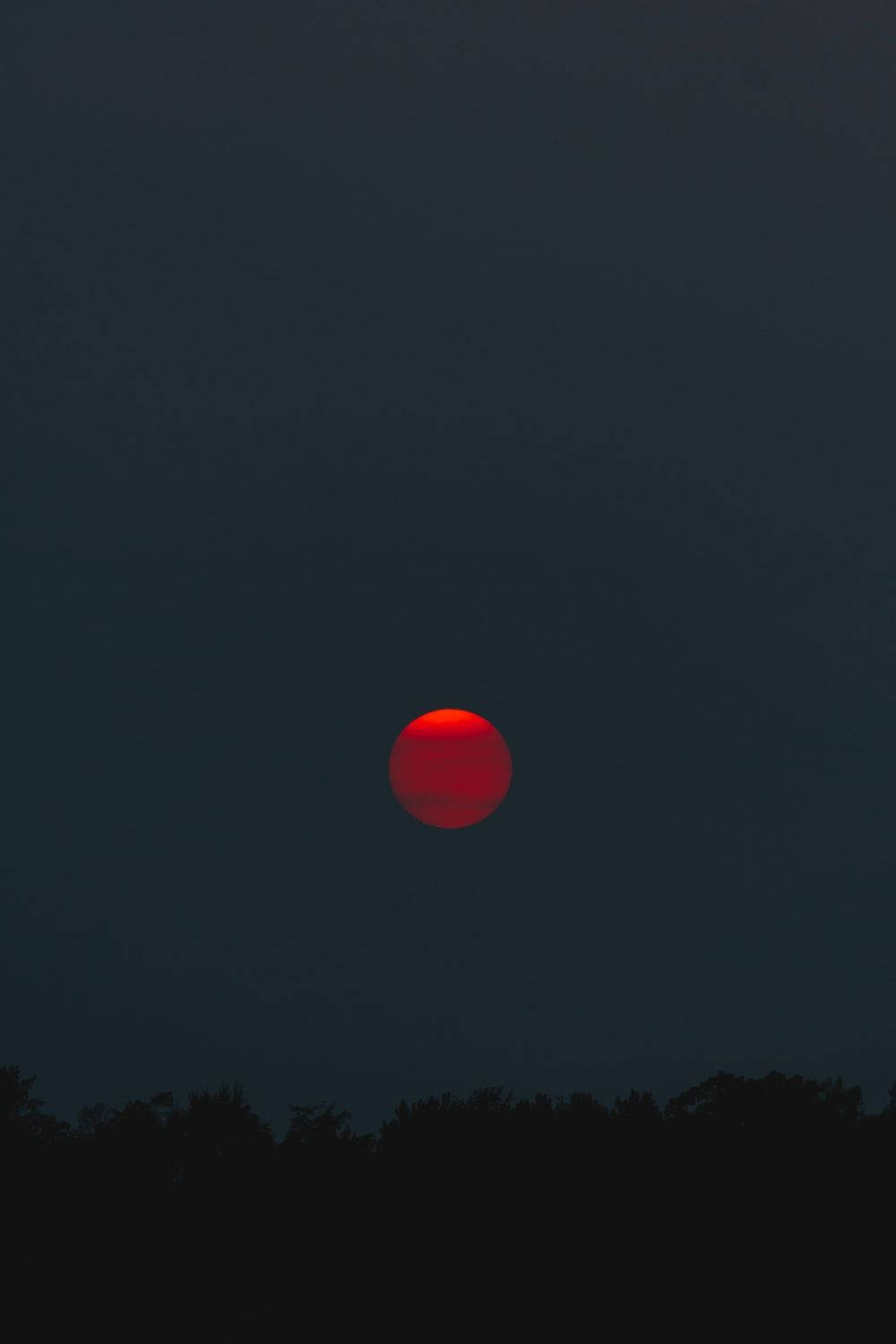 Red Baddie Sun Background