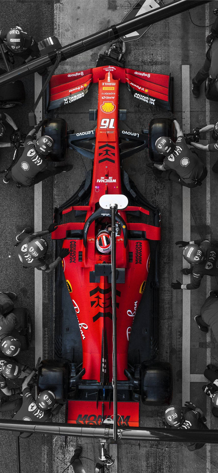Red Baron Michael Schumacher Phone Background