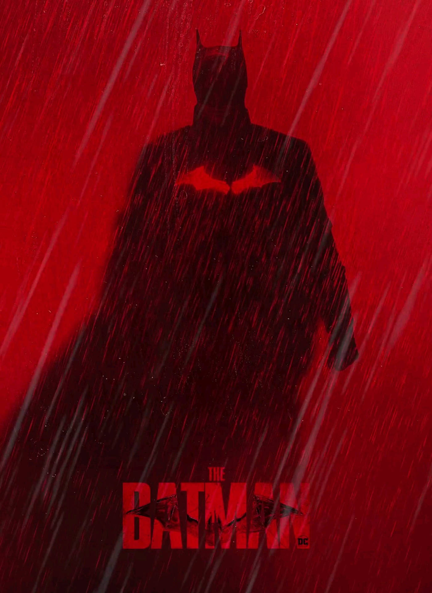 Red Batman Animated Mobile Background