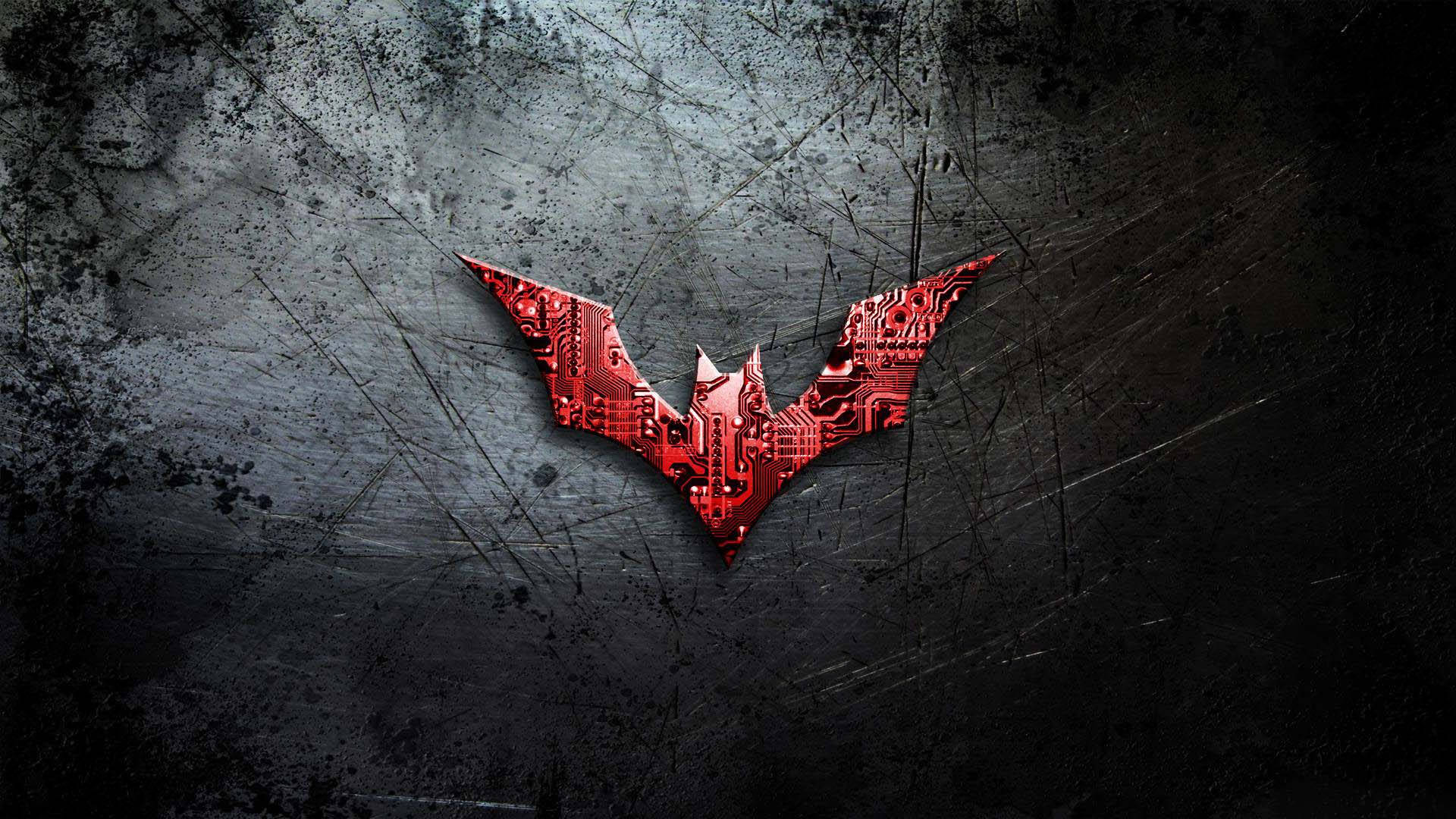 Red Batman Logo Background