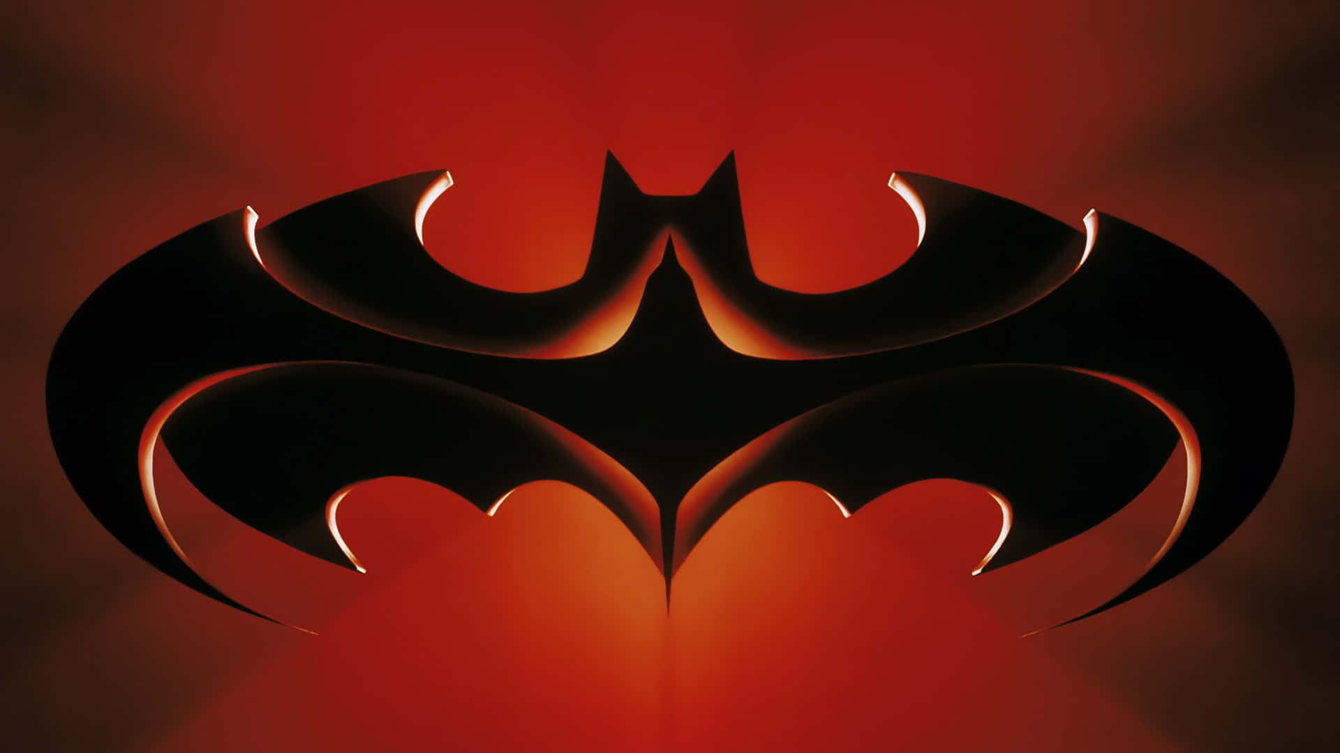 Red Batman Logo Background
