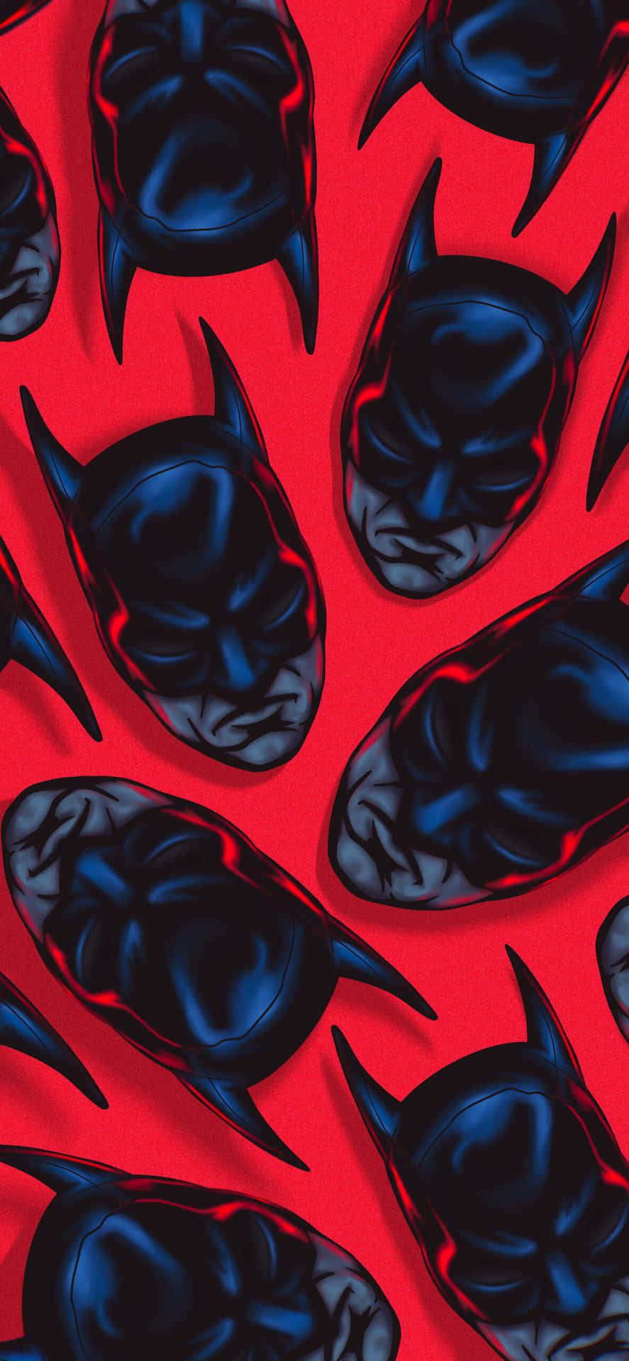 Red Batman Logo - Show Your Love For The Protector Of Gotham Background