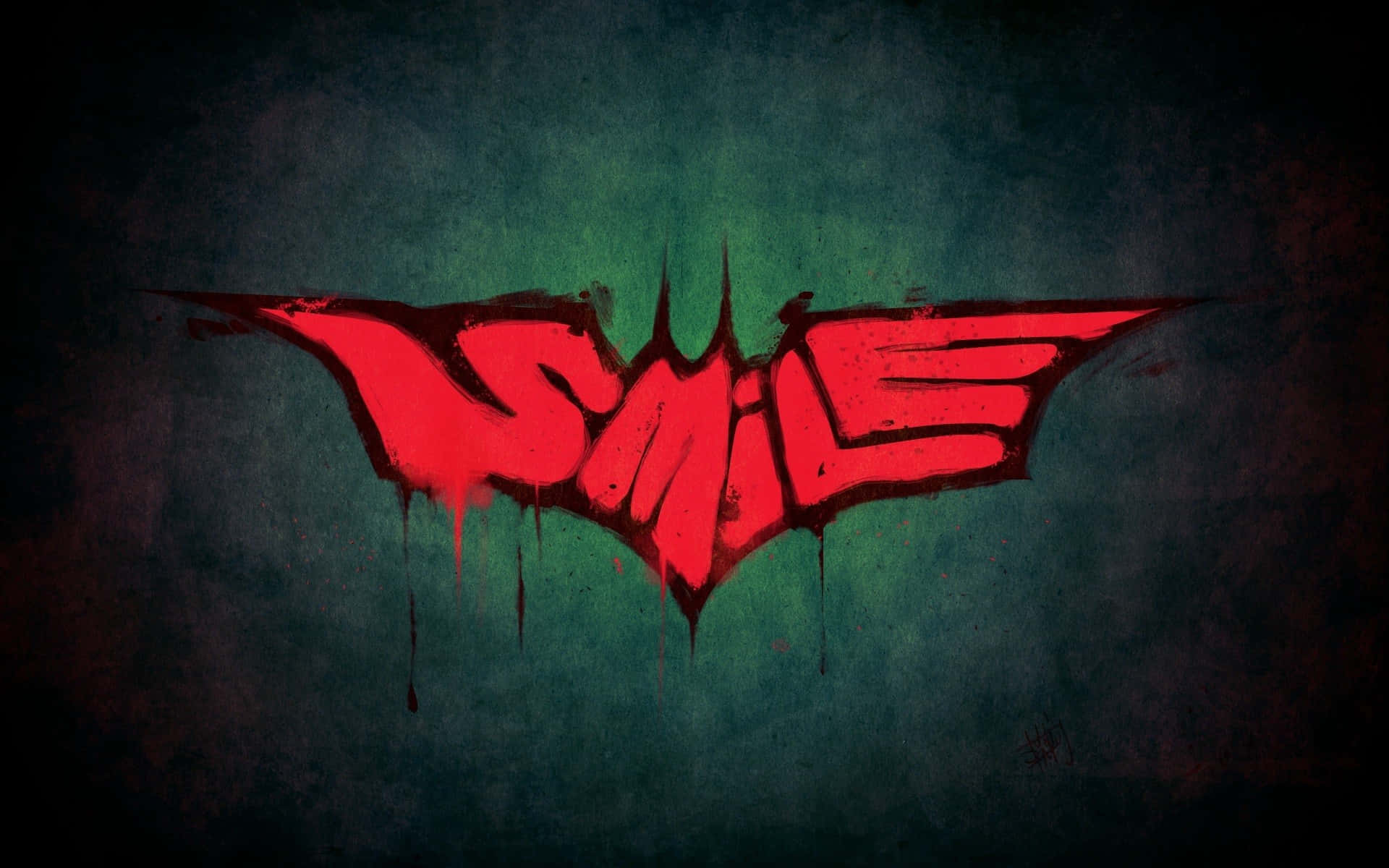 Red Batman Symbol Background