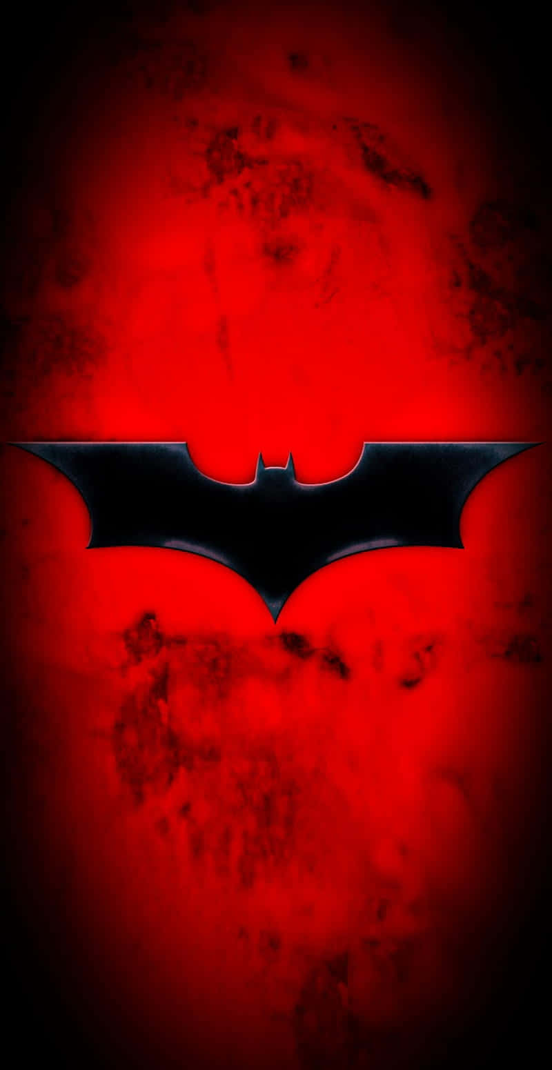 Red Batman Symboli Phone Wallpaper Background