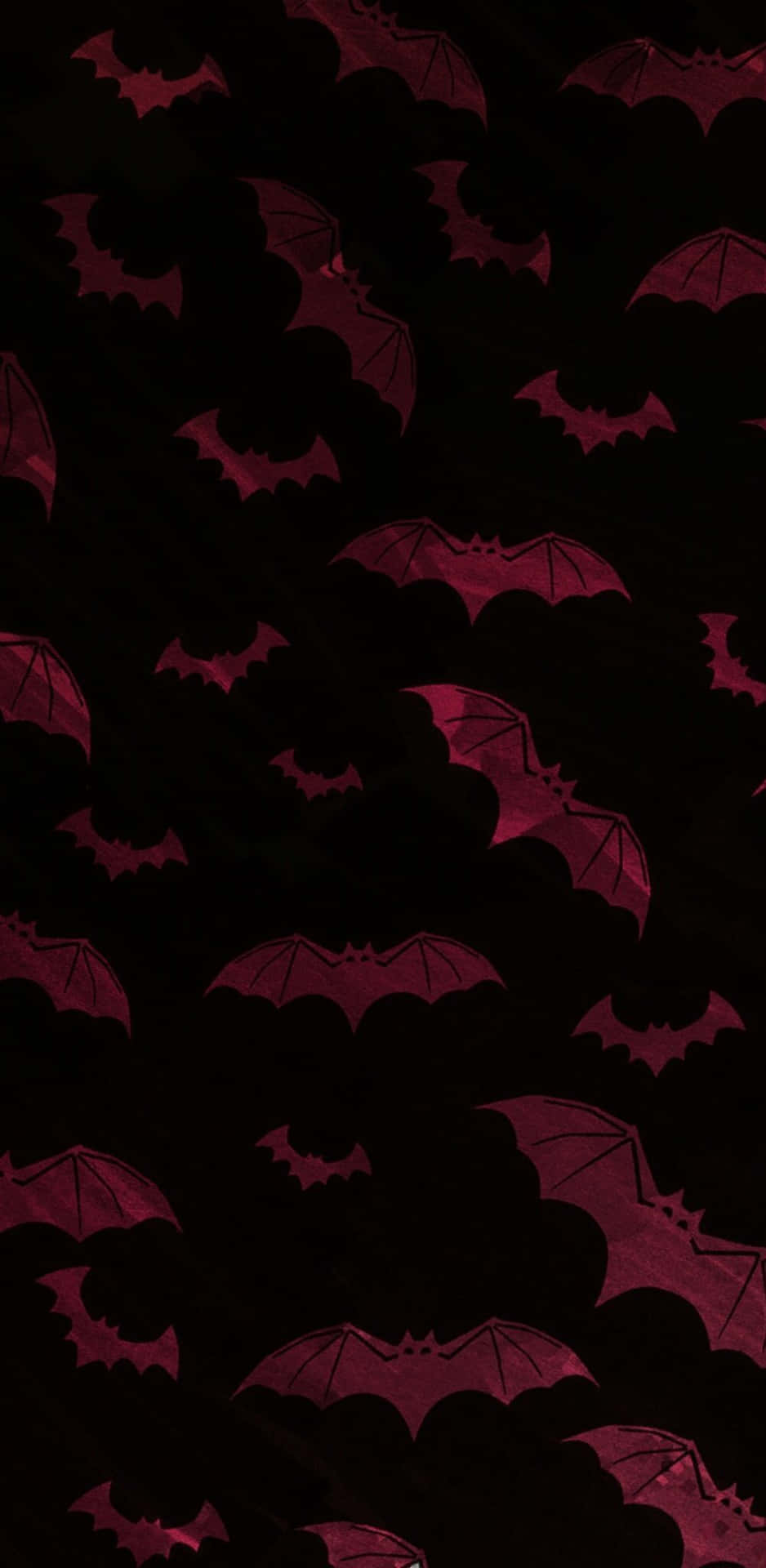 Red Bats Black Background Gothic Iphone Background